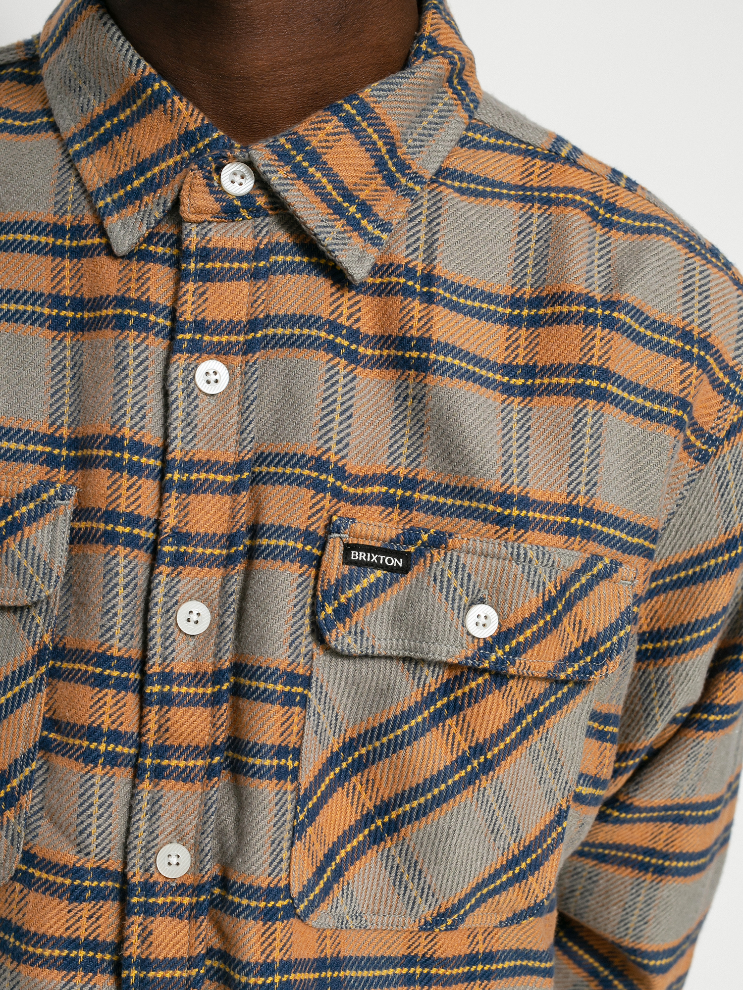 Brixton Bowery Stretch Ls Ing (heather grey)