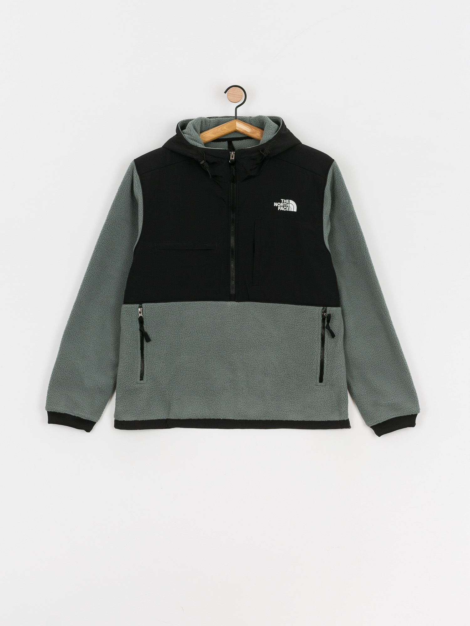 Férfi The North Face Denali 2 Anorak Polár pulóver (balsam green)