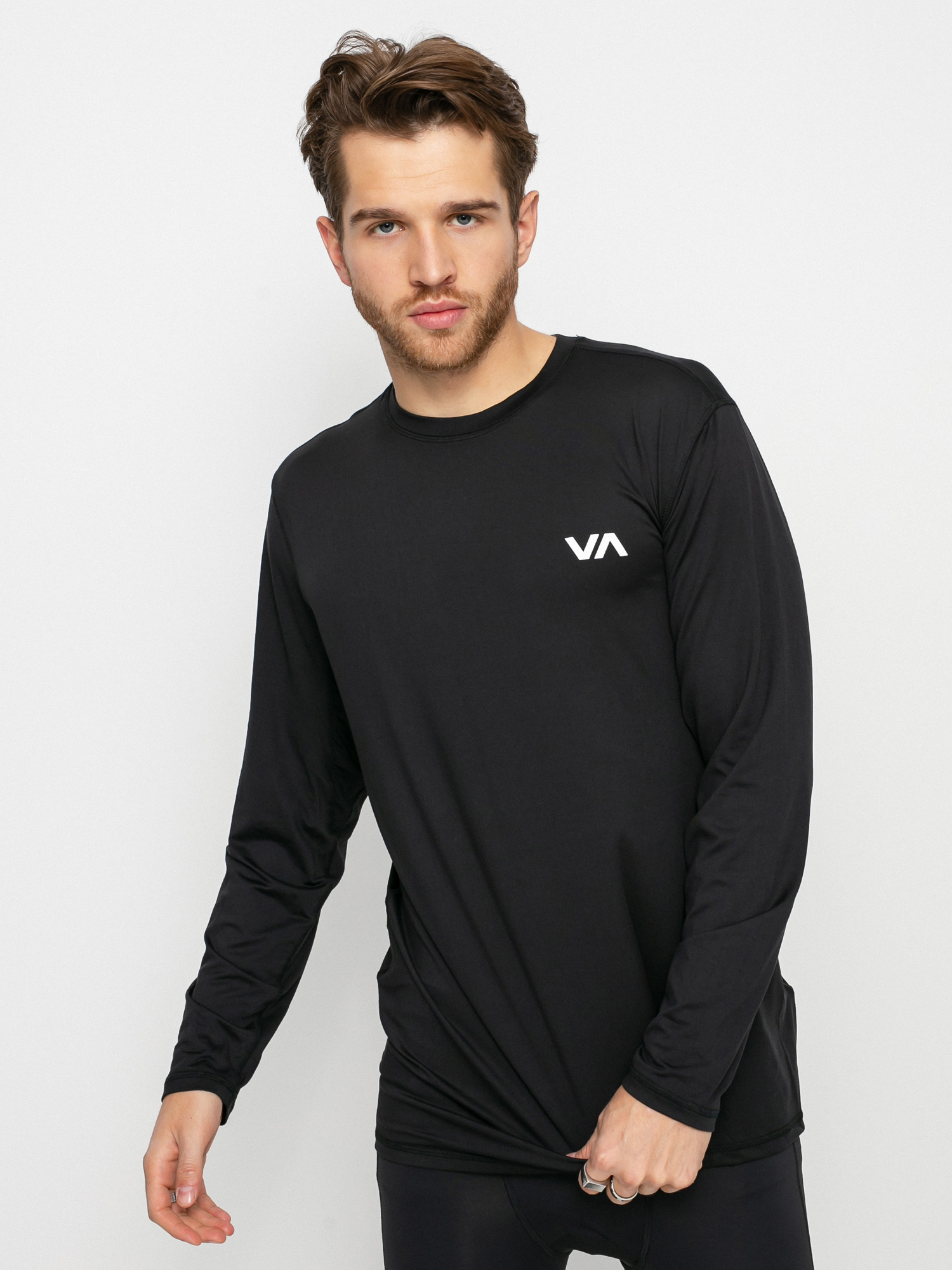 RVCA Sport Vent Lycra Hosszú ujjú felső (black)