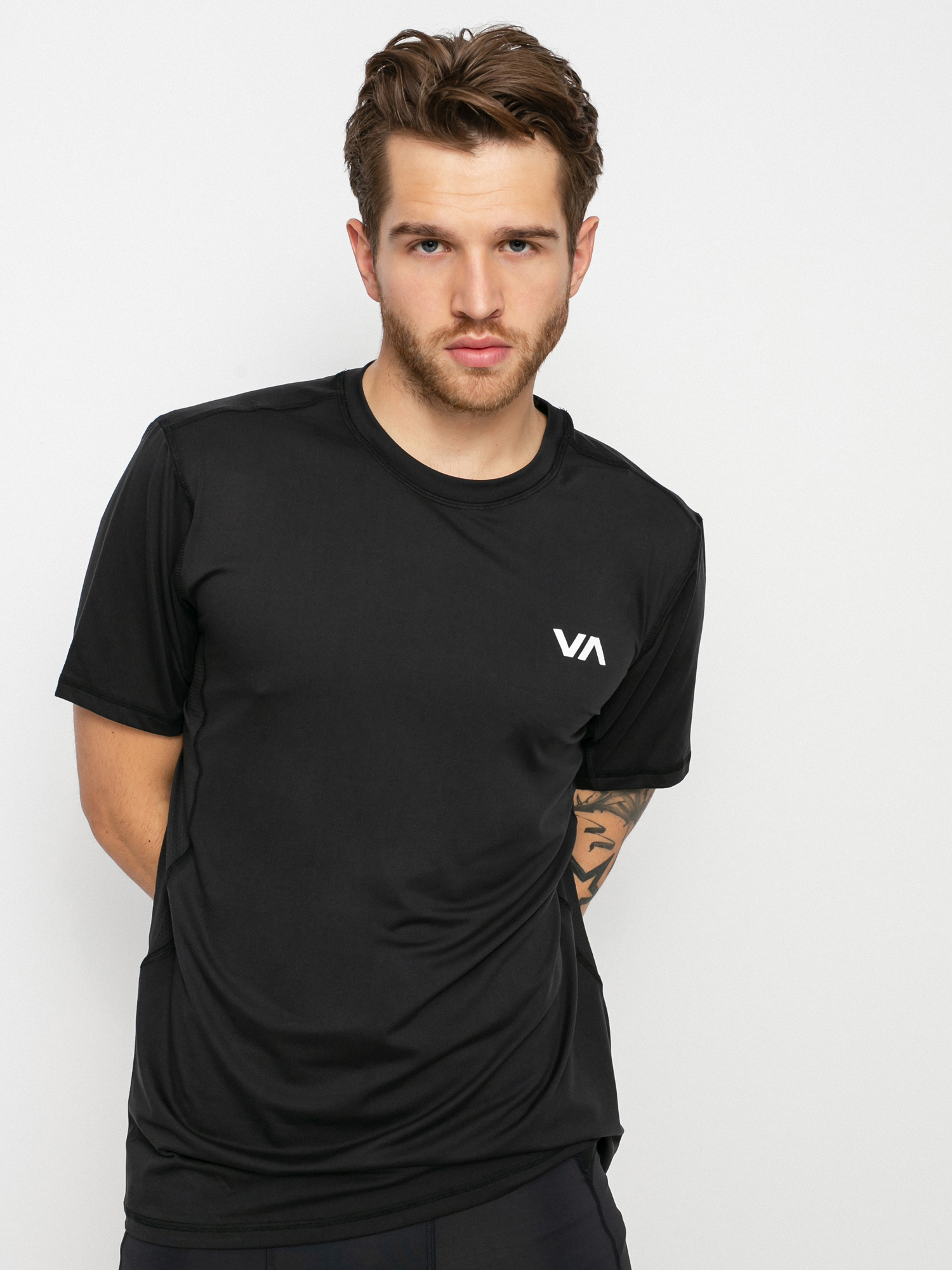 RVCA Sport Vent Lycra póló (black)