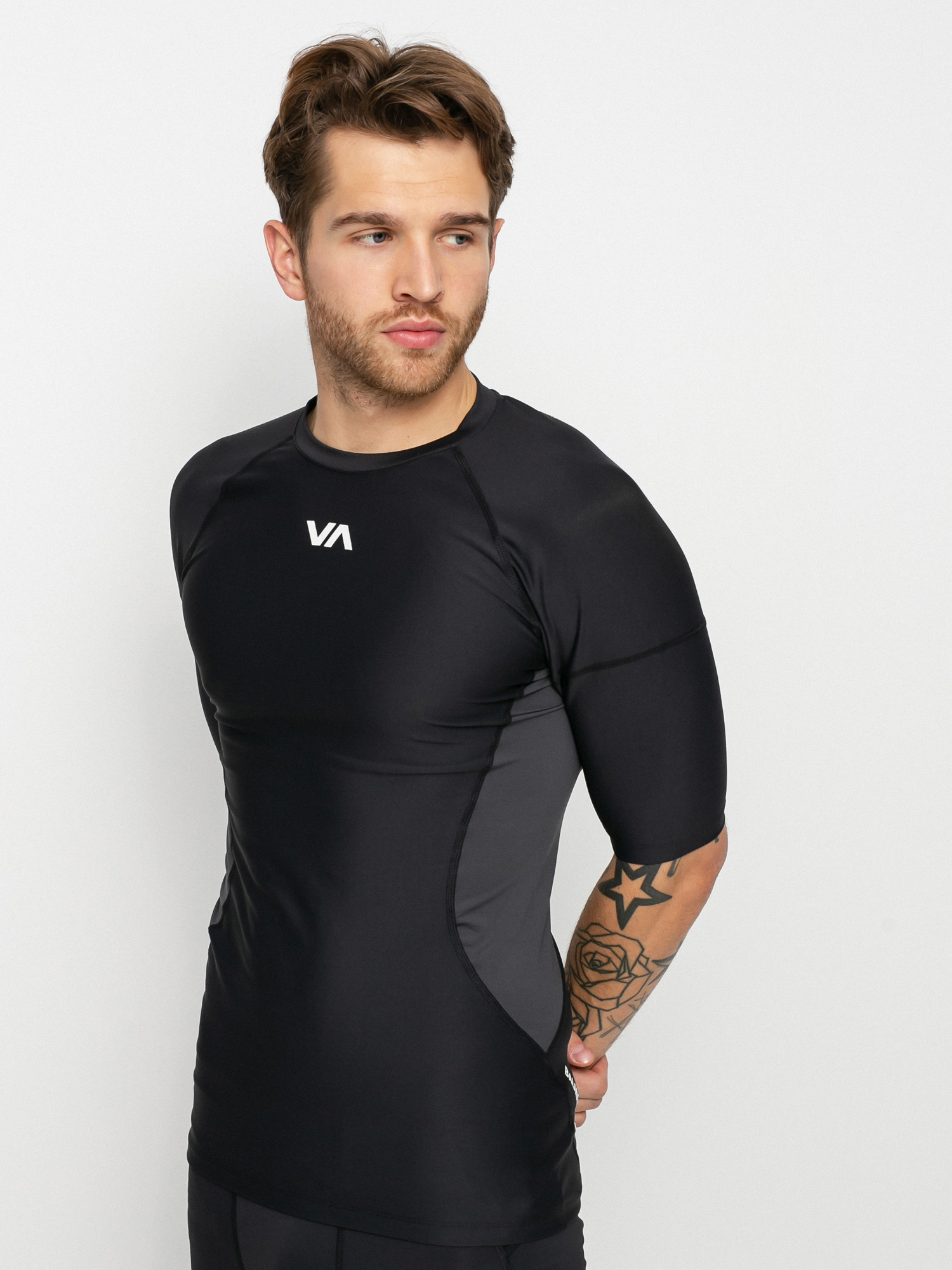 RVCA Compression Lycra póló (black)