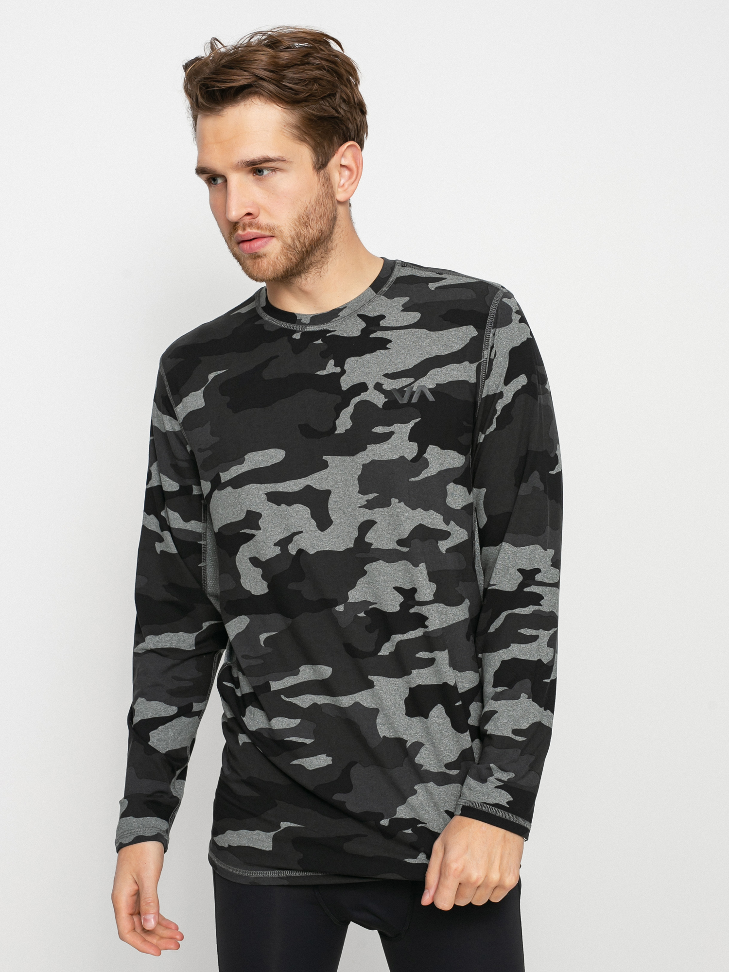 RVCA Sport Vent Lycra Hosszú ujjú felső (camo ii)