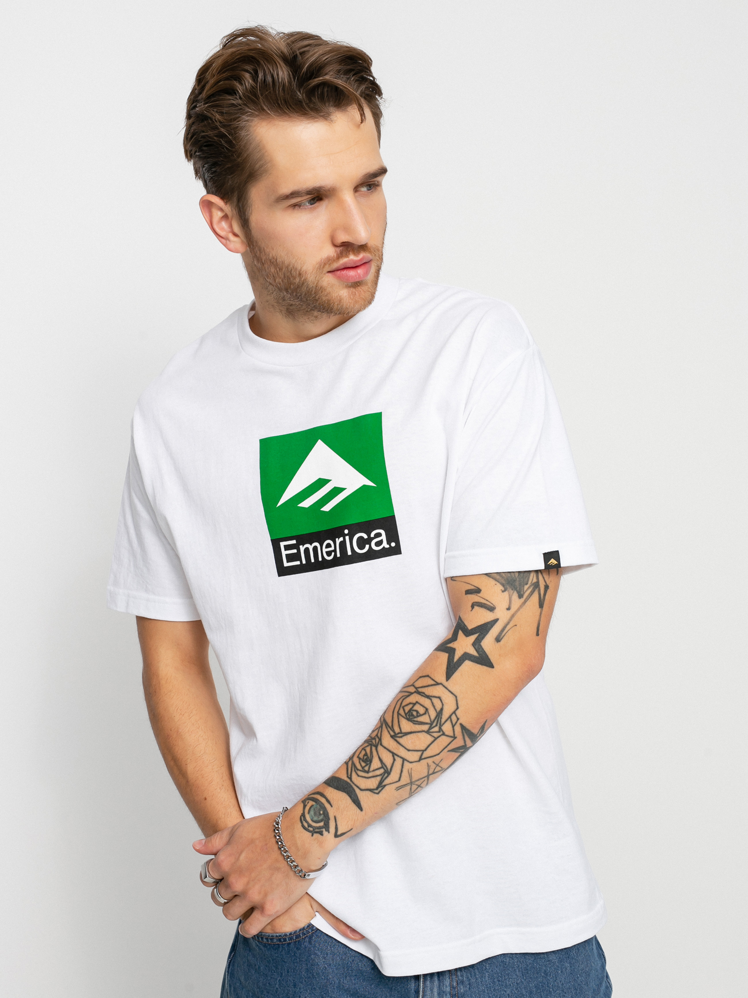 Emerica Classic Combo Ujjatlan felső (white)