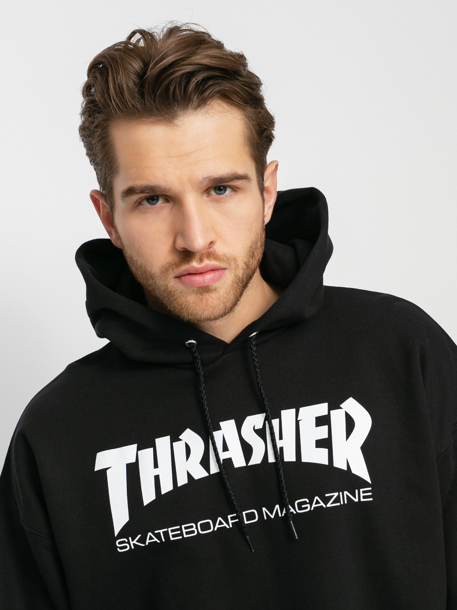 Thrasher Skate Mag HD Kapucnis pulóver (black)