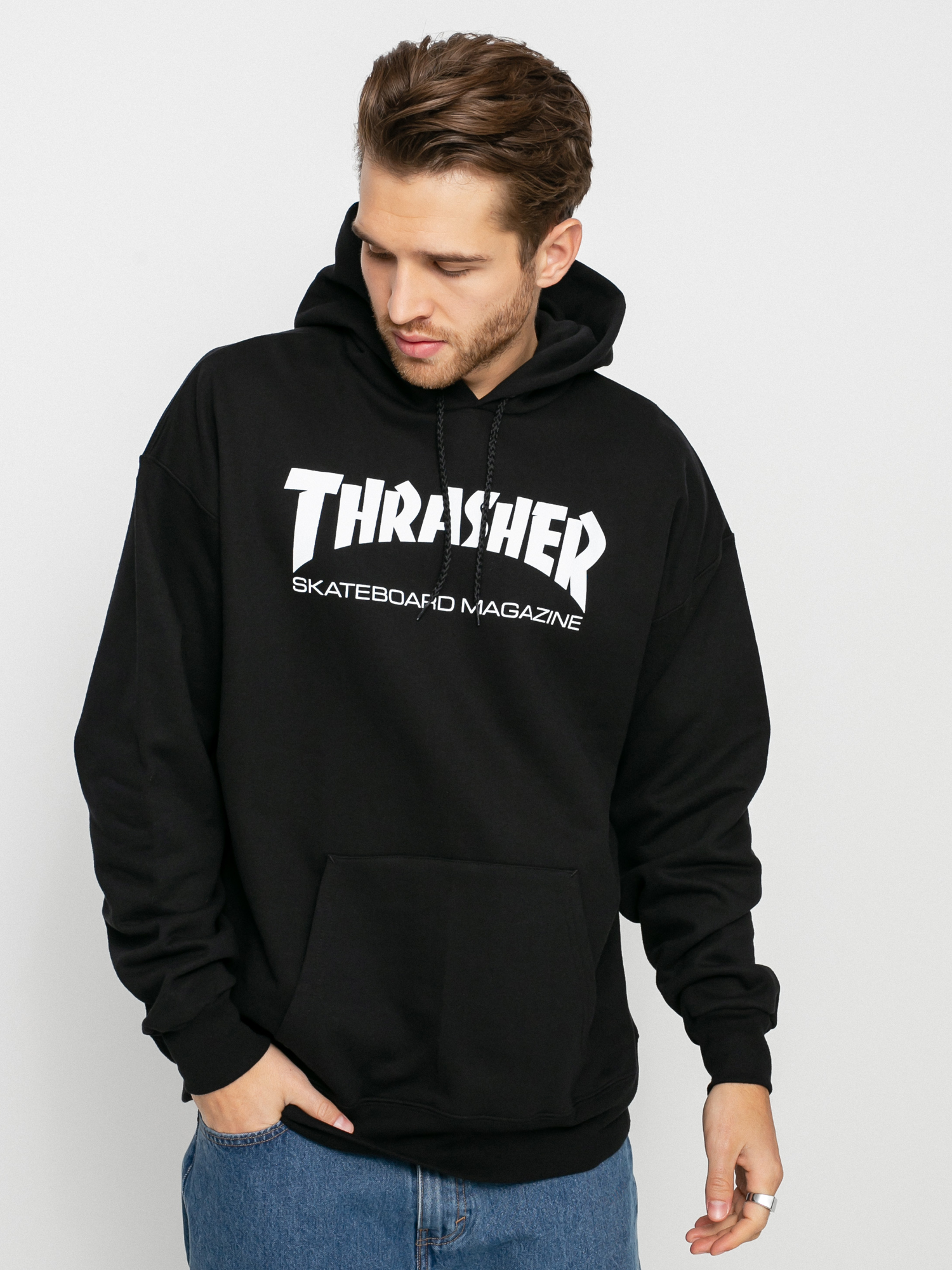 Thrasher Skate Mag HD Kapucnis pulóver (black)