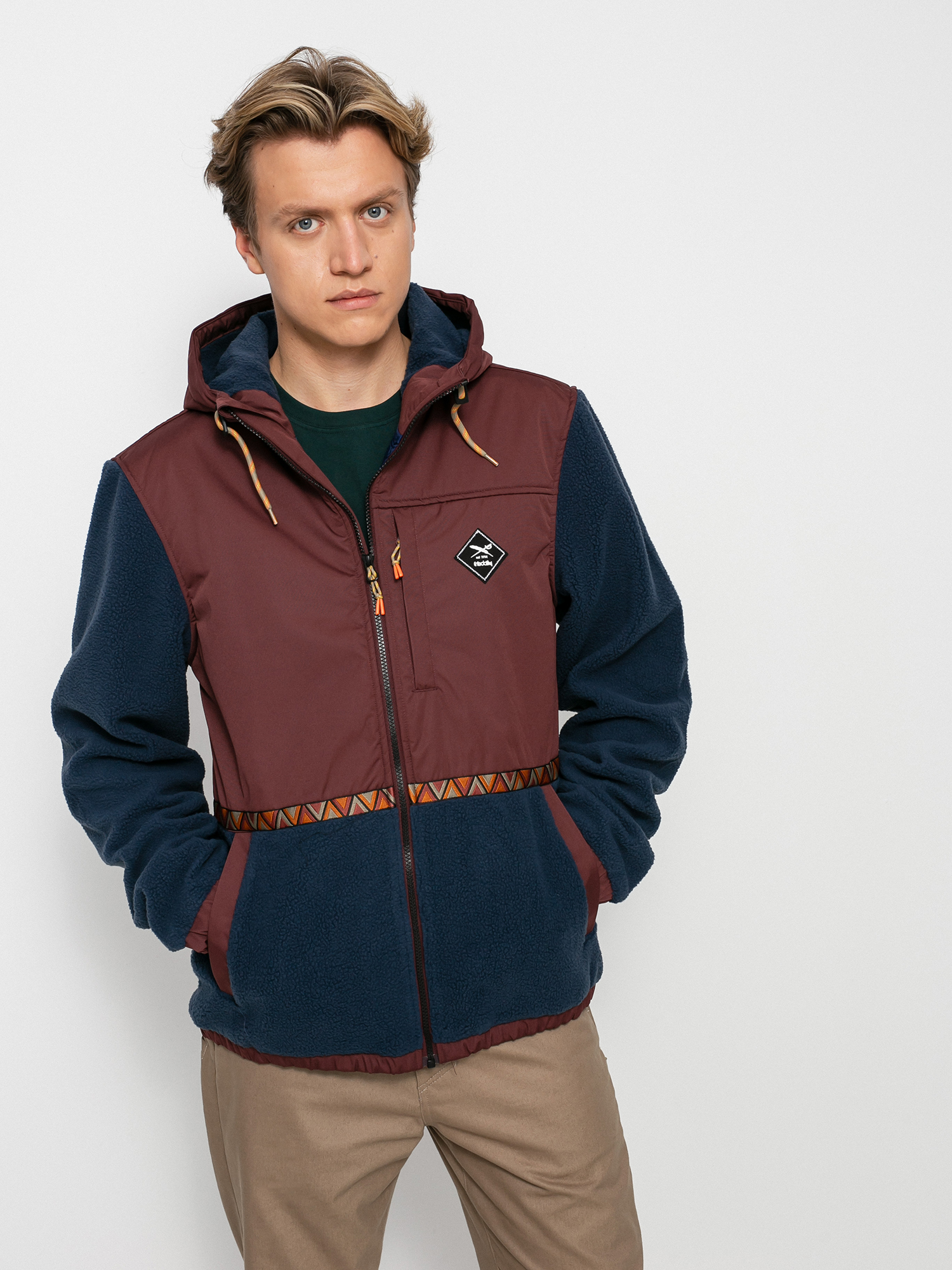 Iriedaily On Top Dzseki (navy/red)