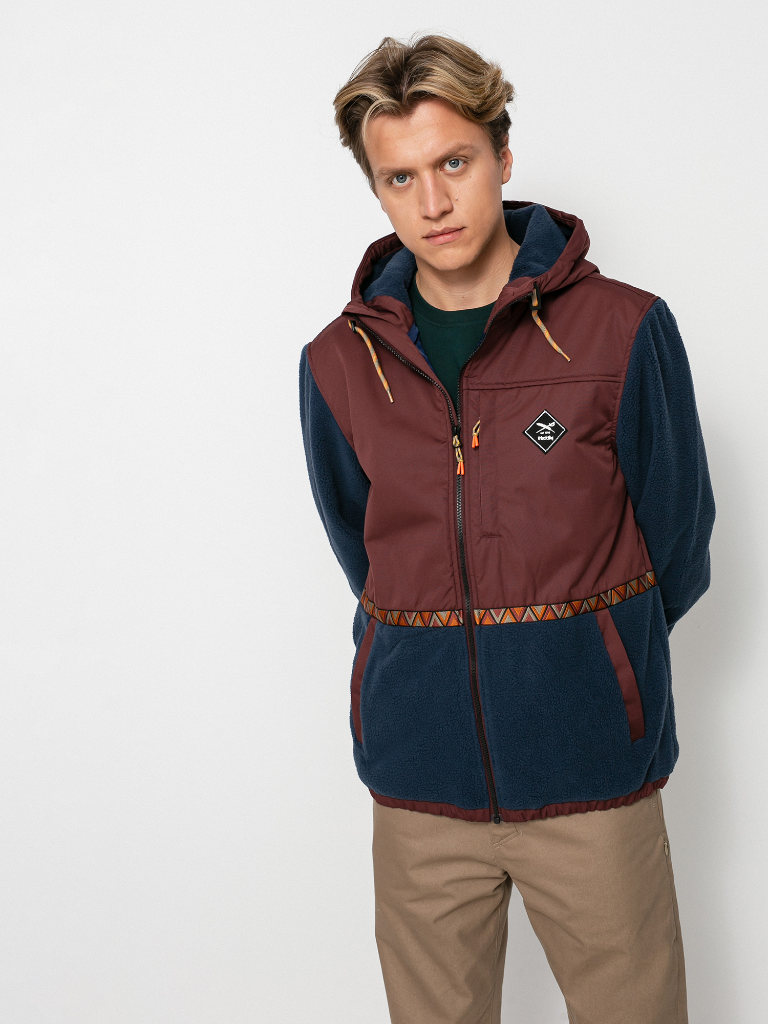 Iriedaily On Top Dzseki (navy/red)