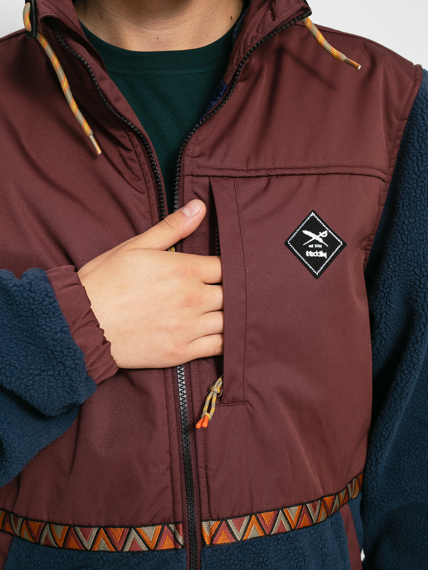 Iriedaily On Top Dzseki (navy/red)