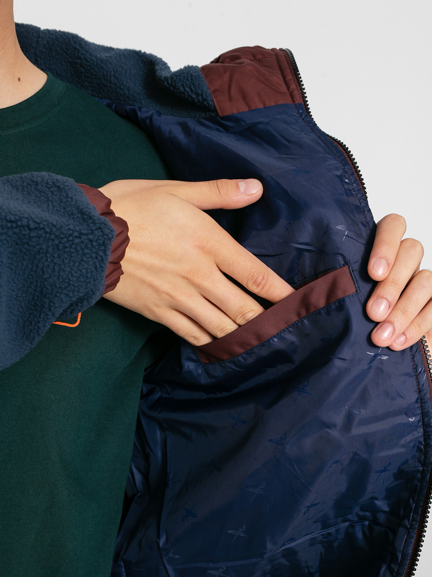 Iriedaily On Top Dzseki (navy/red)