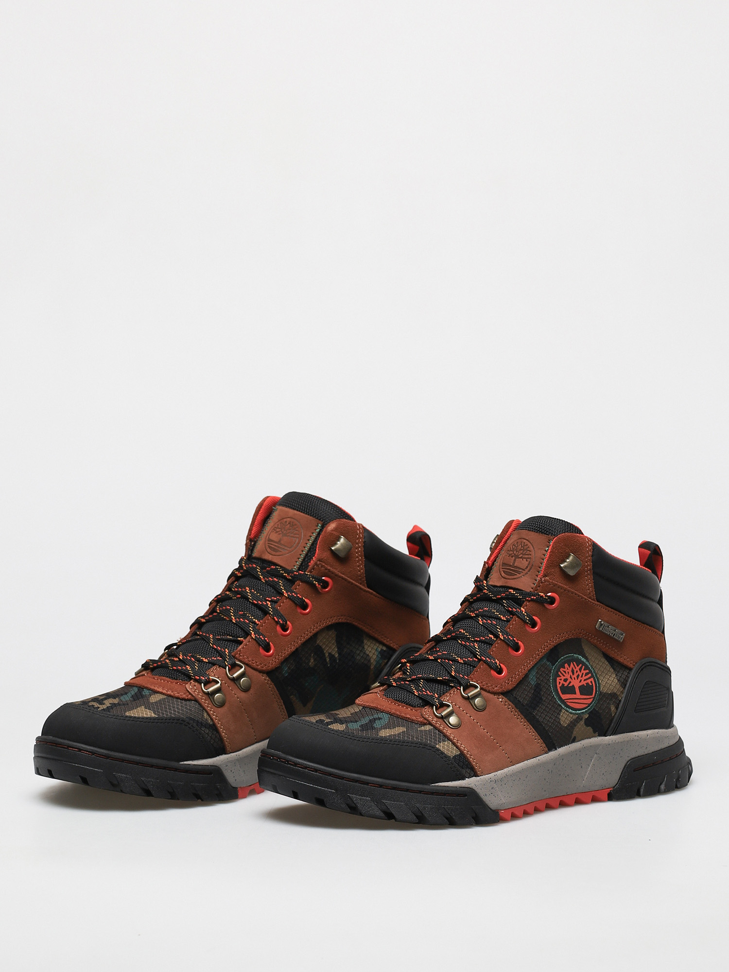 Timberland Boulder Trail Mid F/L Cipők (medium brown suede camo)