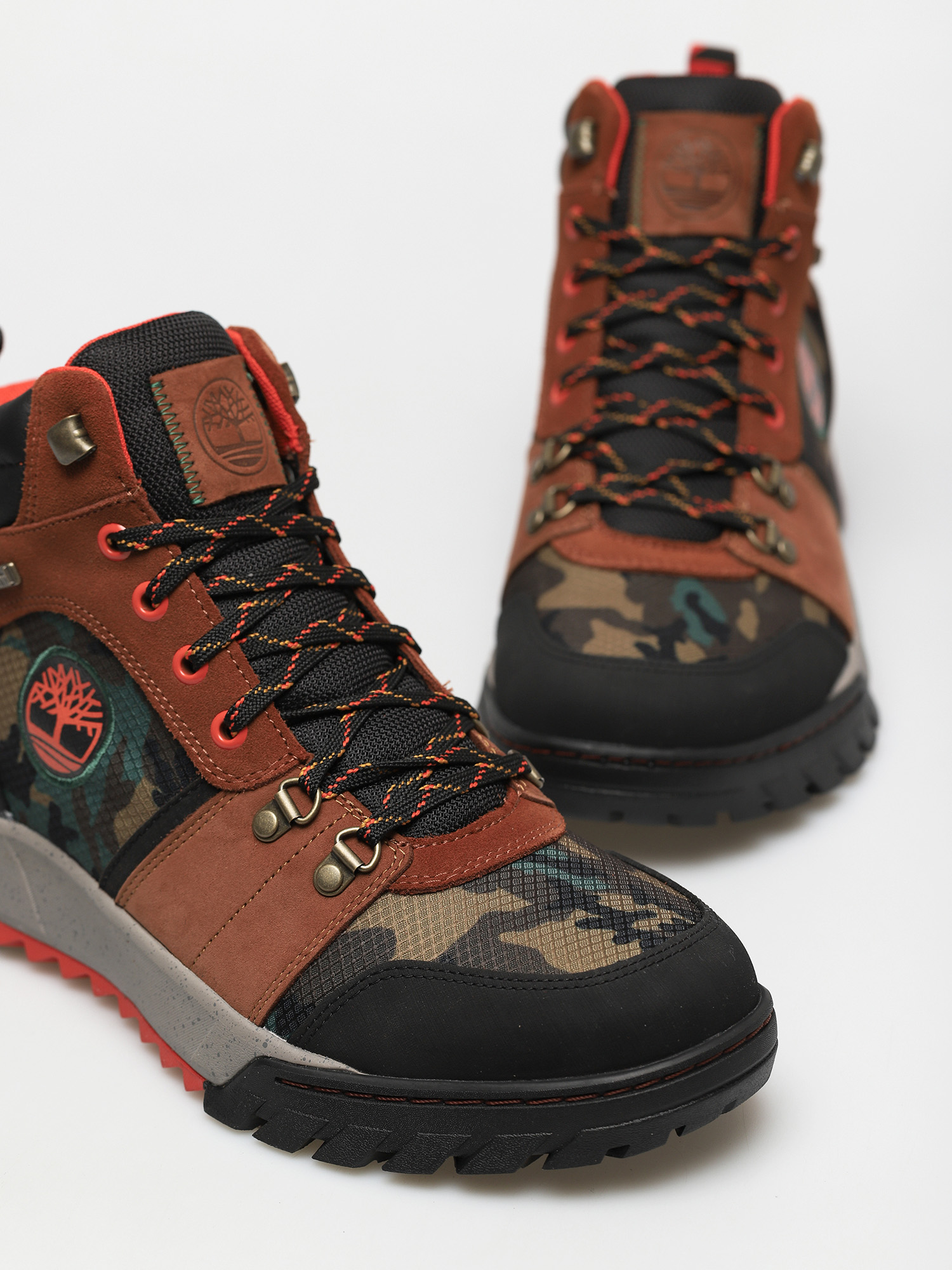 Timberland Boulder Trail Mid F/L Cipők (medium brown suede camo)