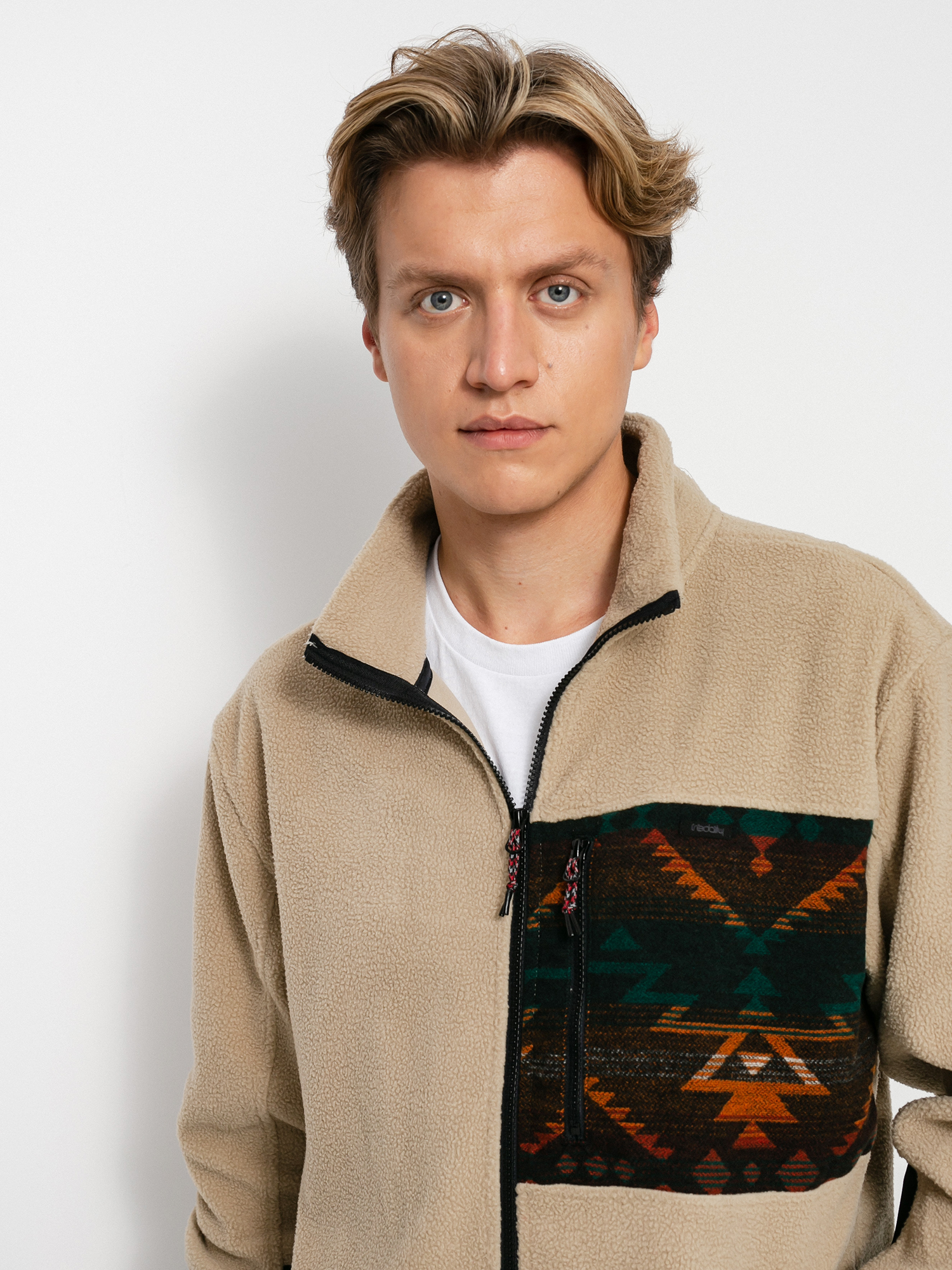 Férfi Iriedaily Wonderer Track Dzseki (khaki)