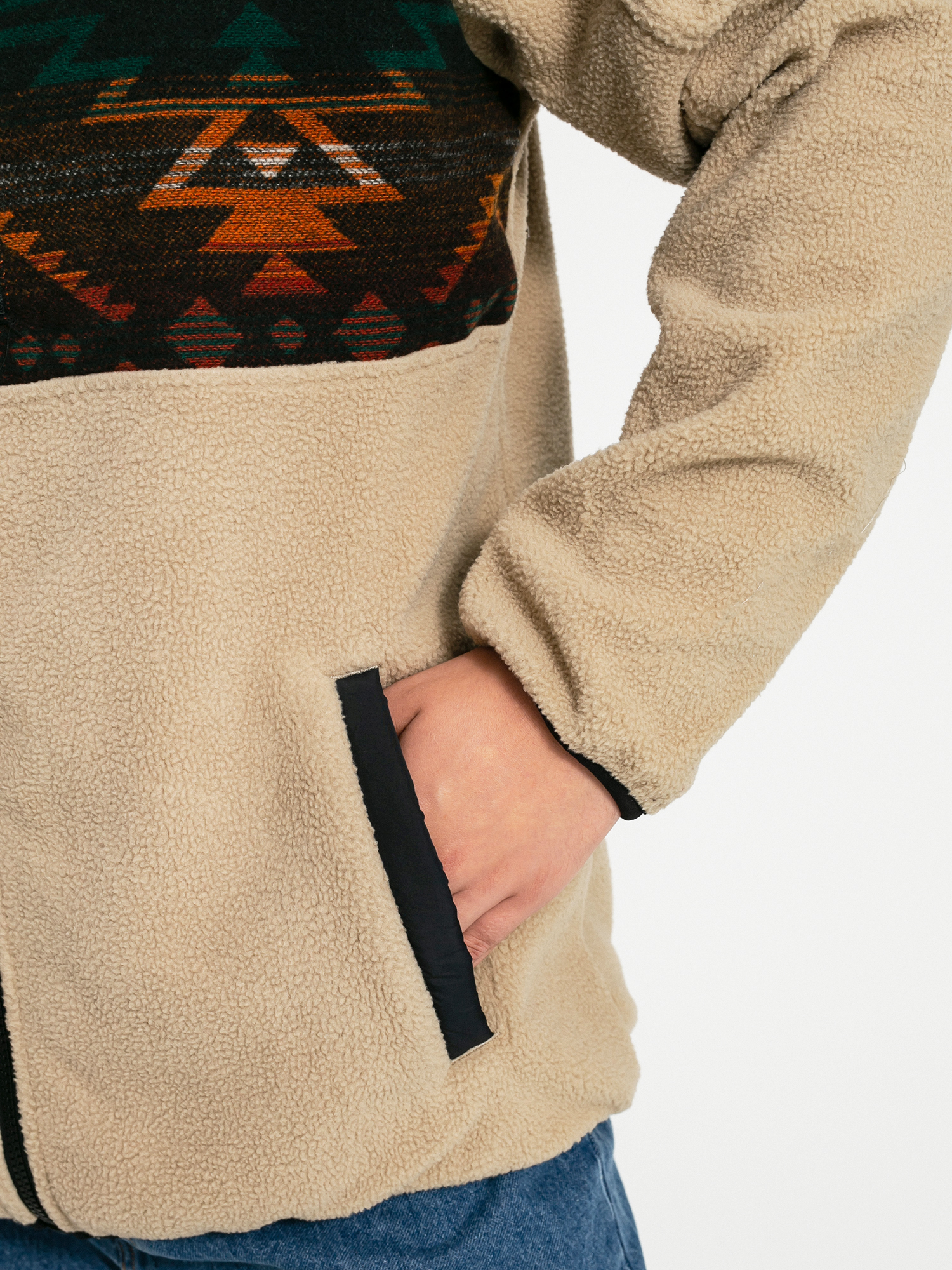 Férfi Iriedaily Wonderer Track Dzseki (khaki)