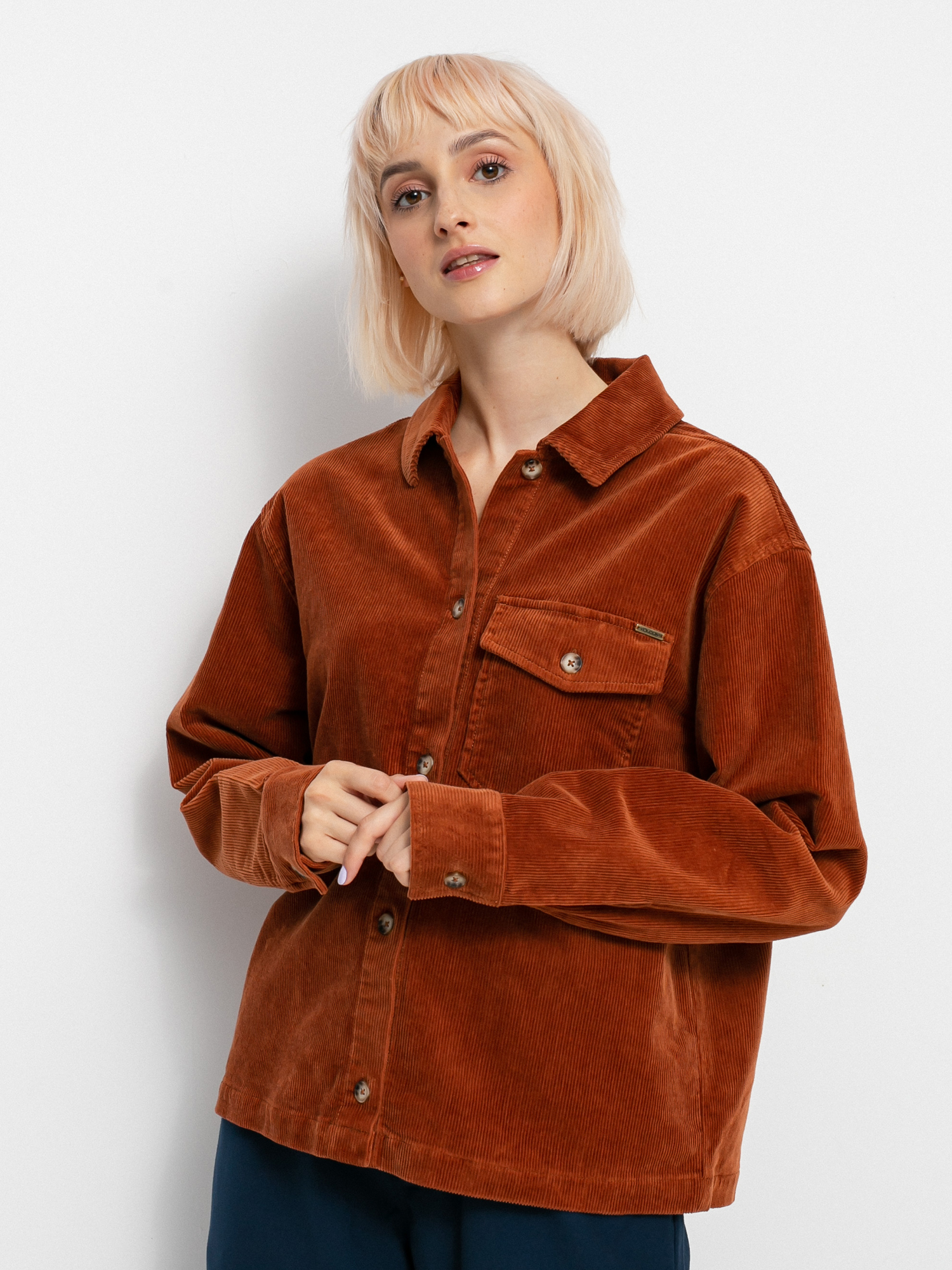 Volcom Sha Lala Shacket Ing Wmn (mocha)