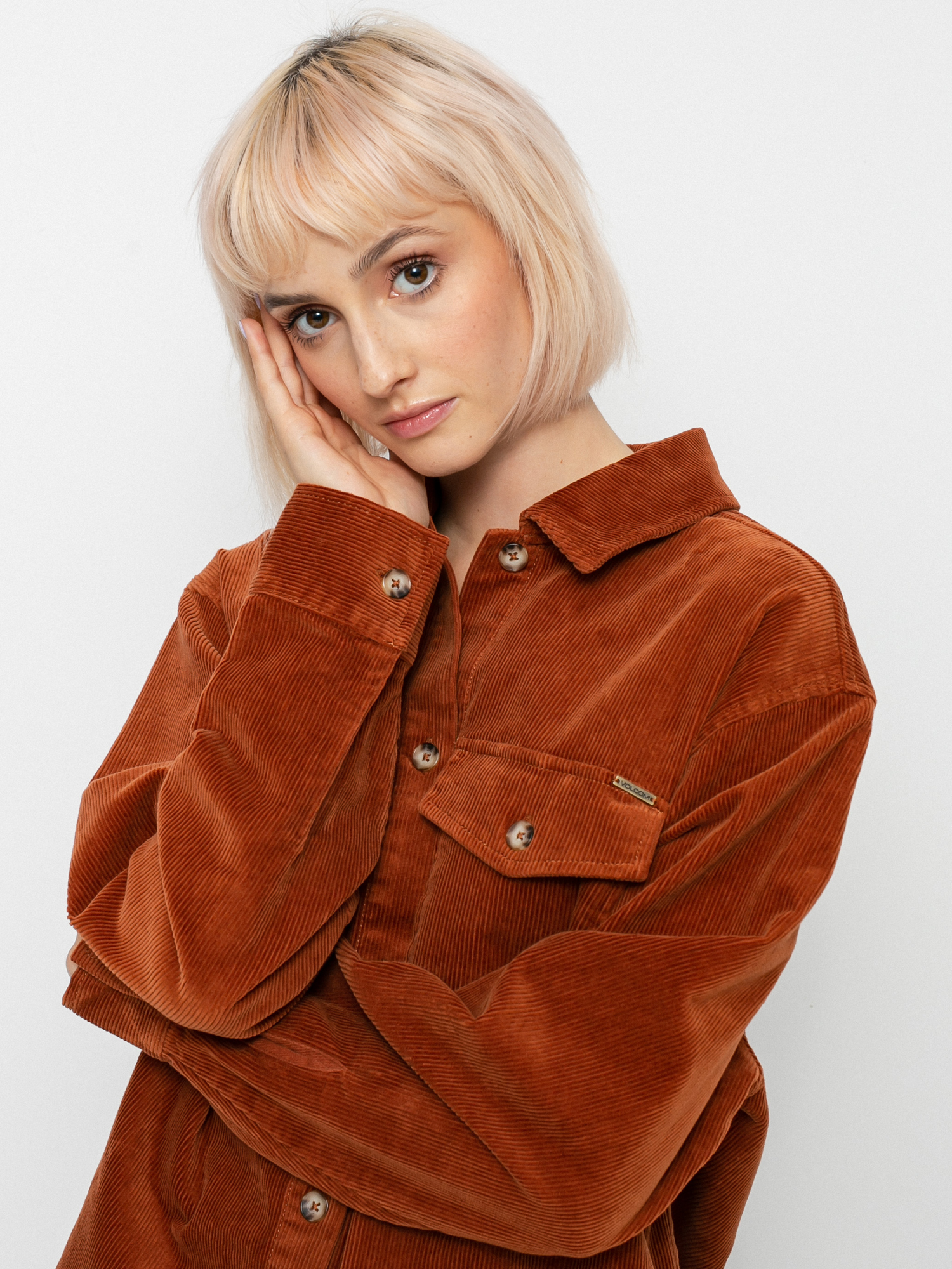 Volcom Sha Lala Shacket Ing Wmn (mocha)