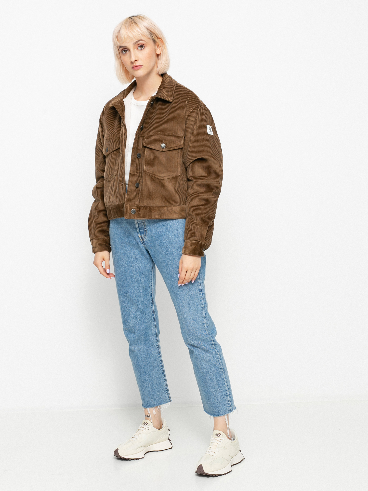 Element Craft Trucker Cord Dzseki Wmn (teak)