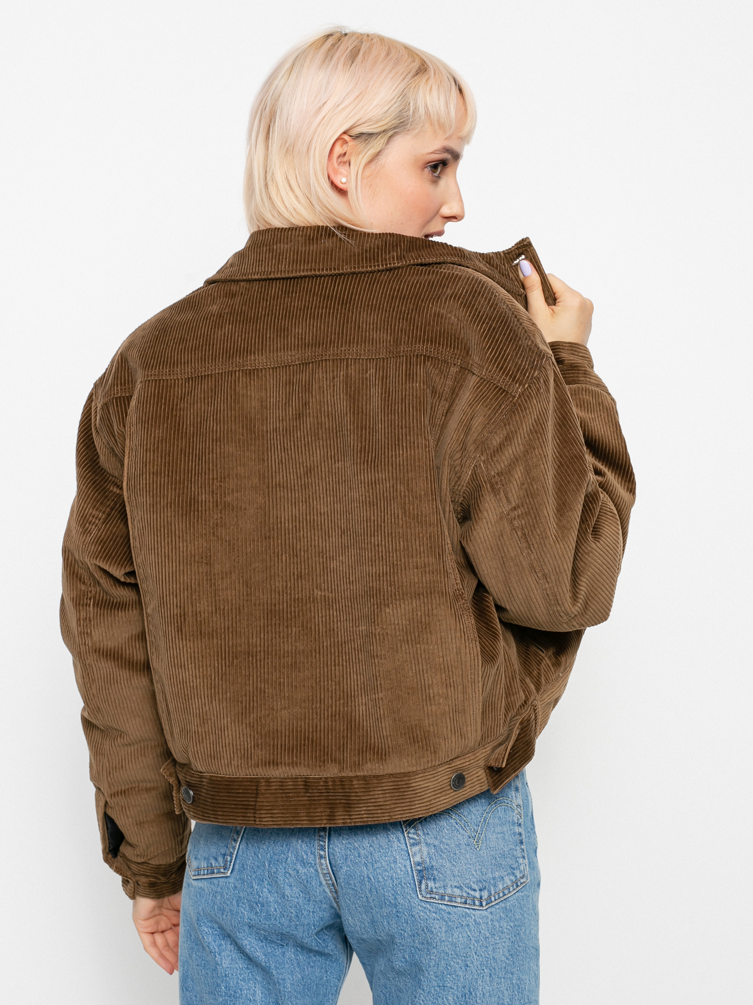 Element Craft Trucker Cord Dzseki Wmn (teak)