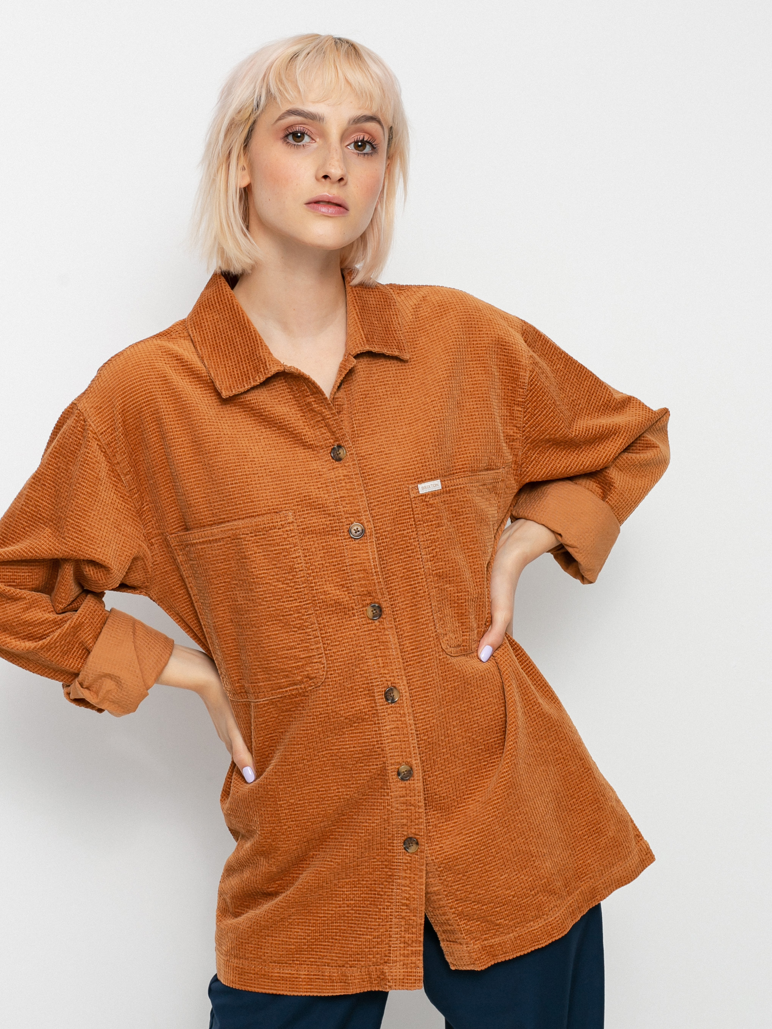 Brixton Bowery Tunic Overshirt Ing Wmn (lion)