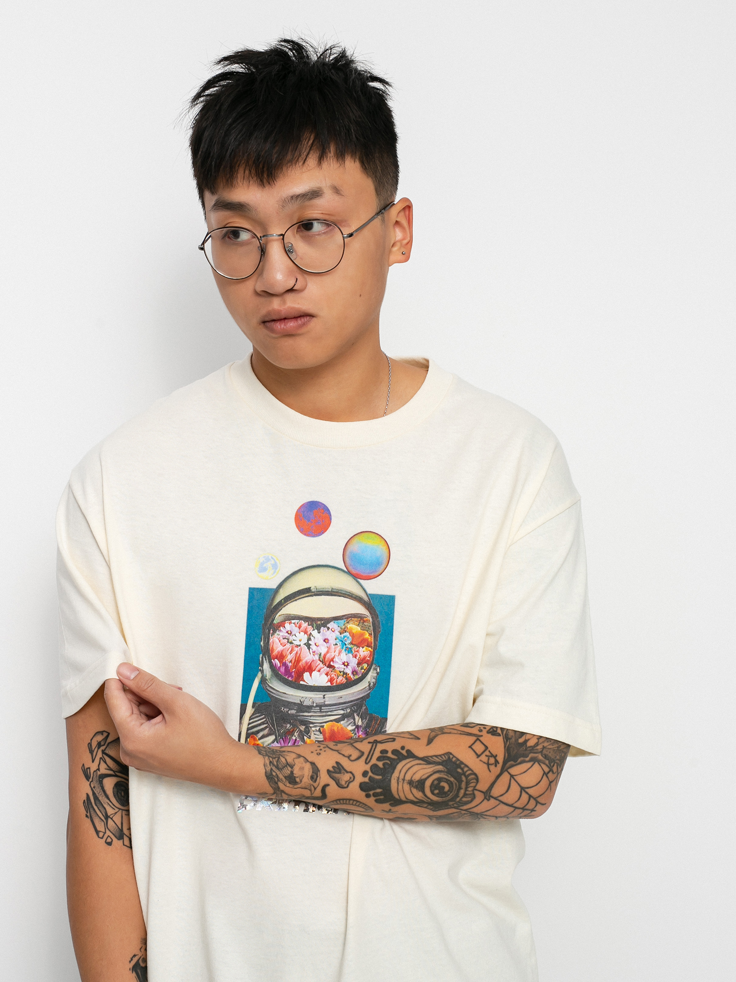 Primitive Contact póló (cream)