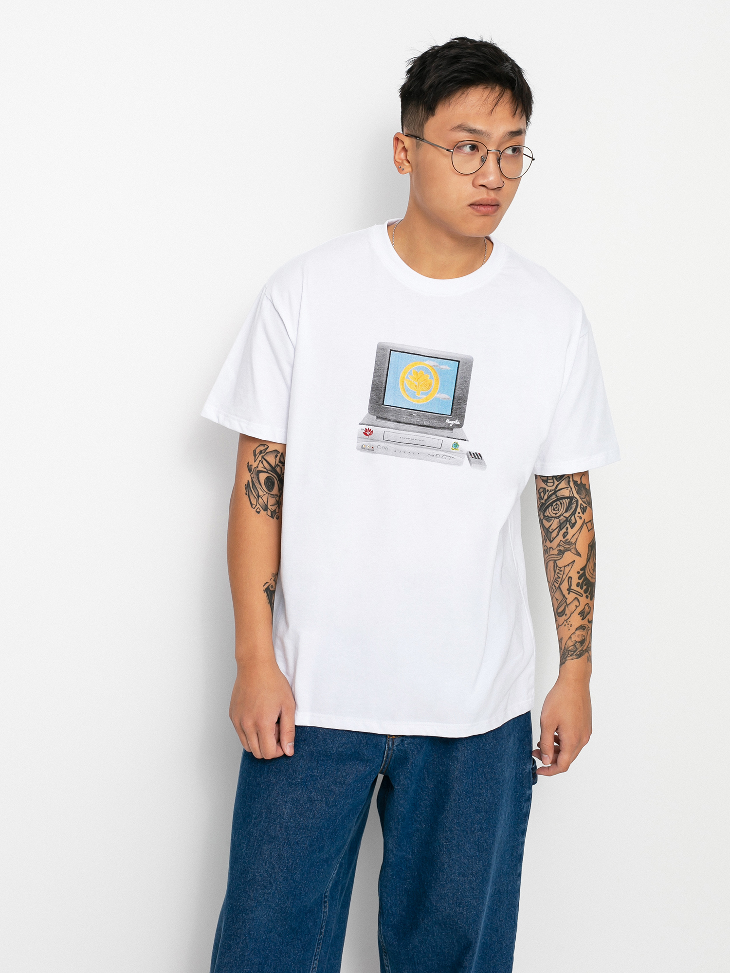 Magenta Codex póló (white)