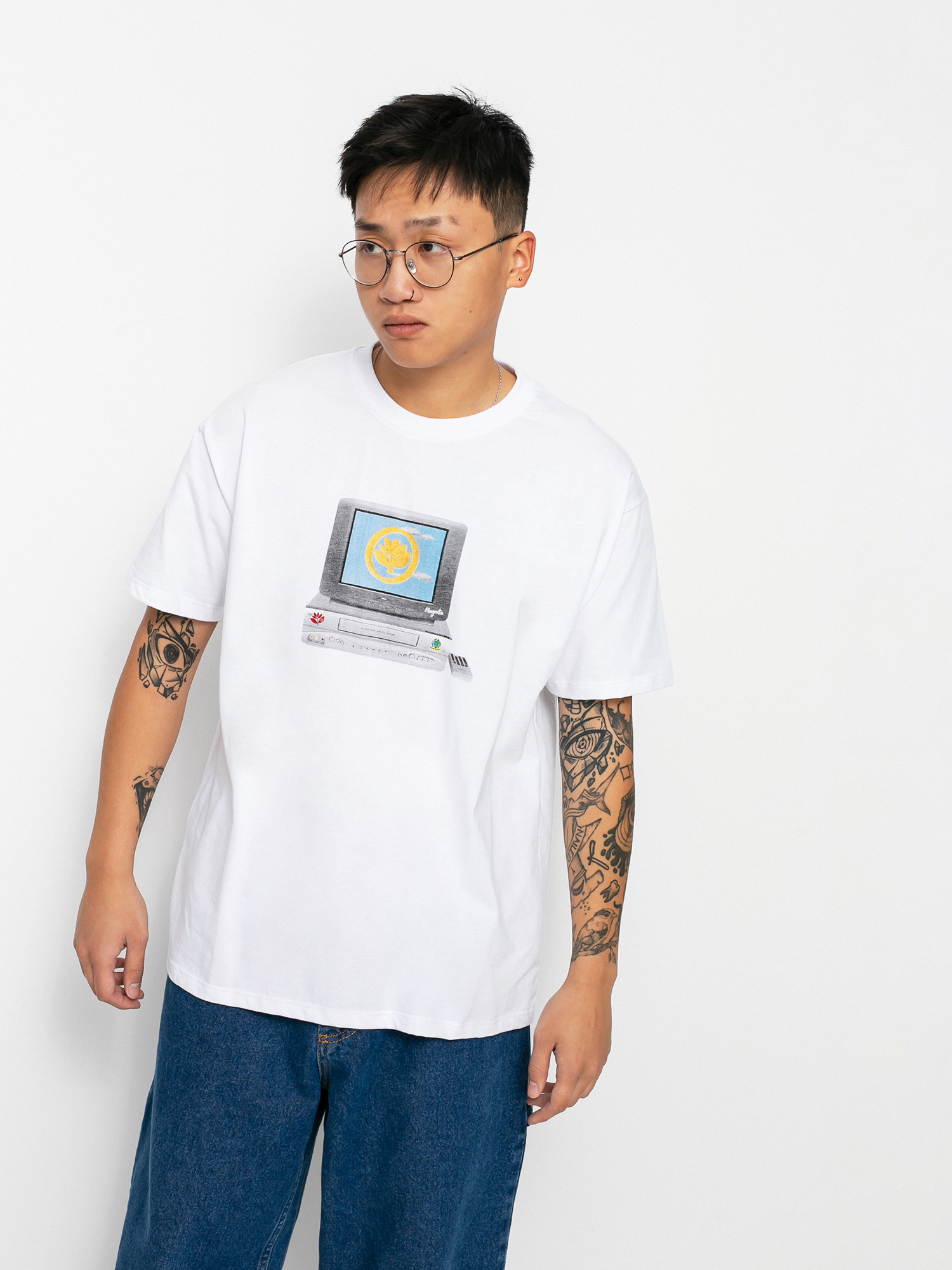 Magenta Codex póló (white)