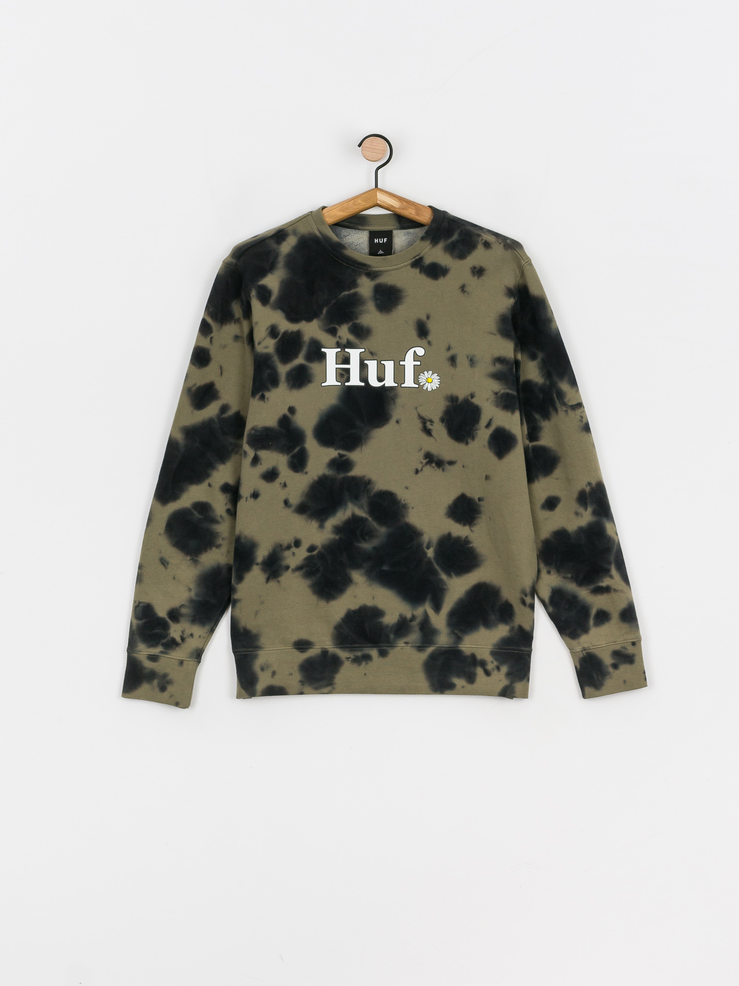 HUF In Bloom Pulóver (olive)