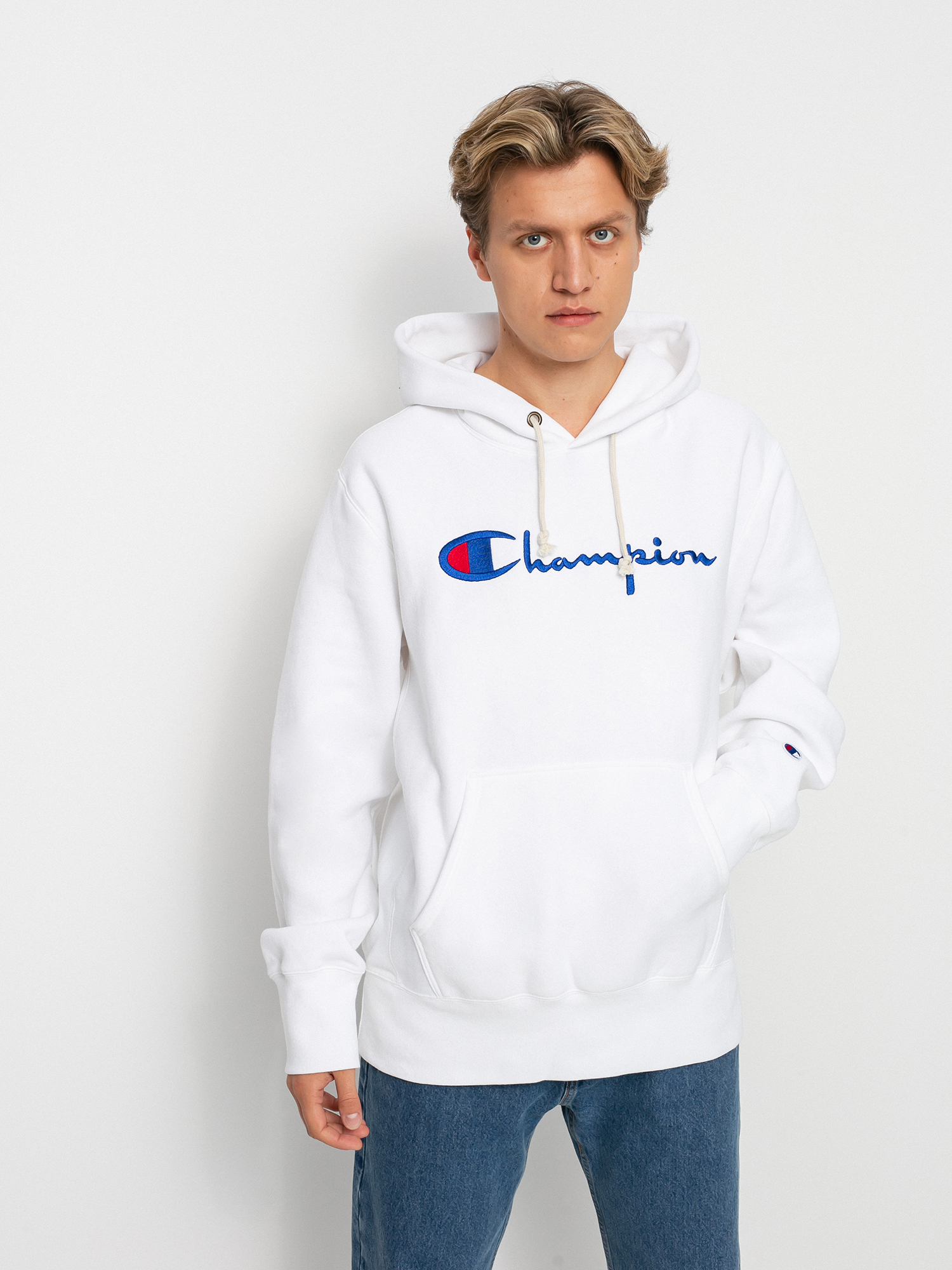 Champion Sweatshirt HD 216499 Kapucnis pulóver (wht)