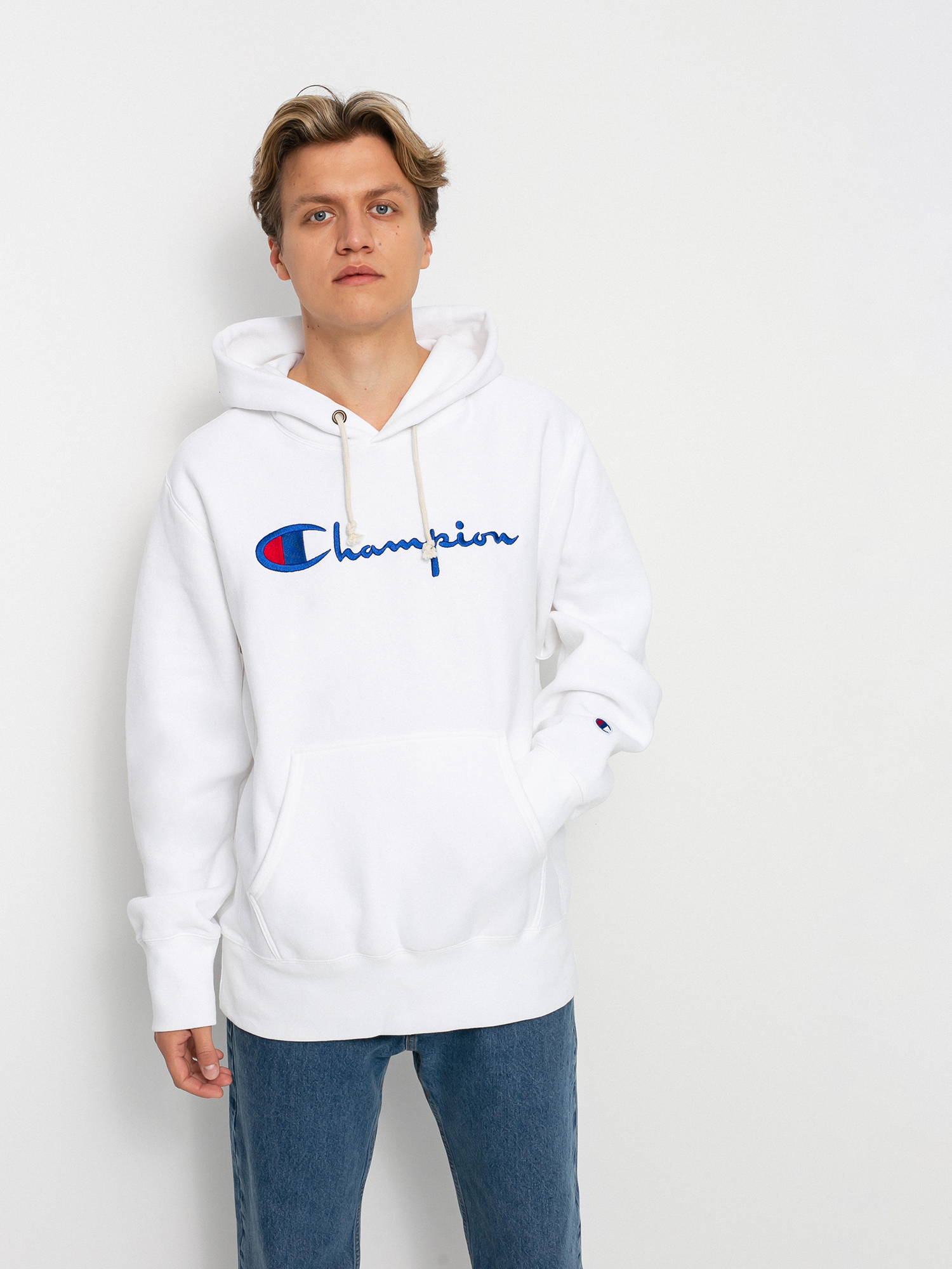 Champion Sweatshirt HD 216499 Kapucnis pulóver (wht)