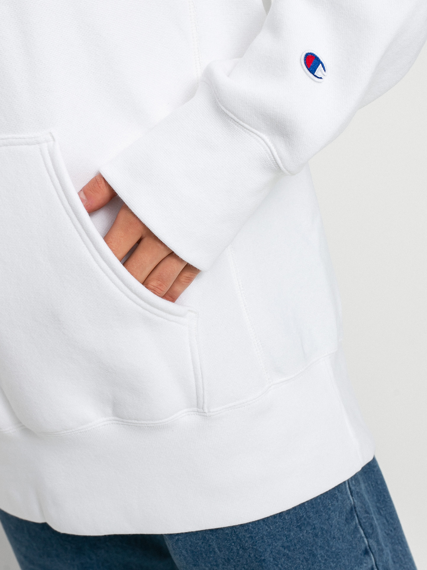 Champion Sweatshirt HD 216499 Kapucnis pulóver (wht)