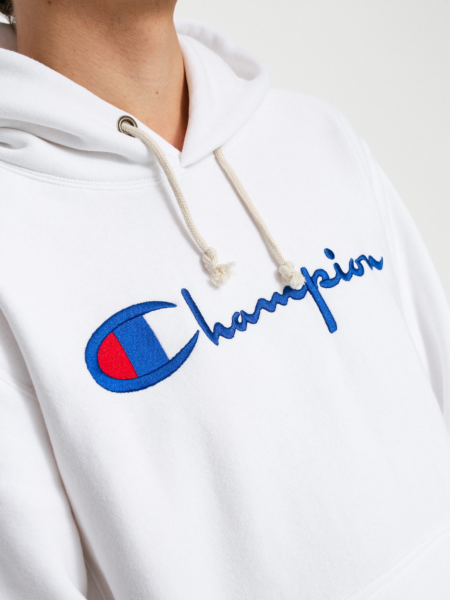 Champion Sweatshirt HD 216499 Kapucnis pulóver (wht)
