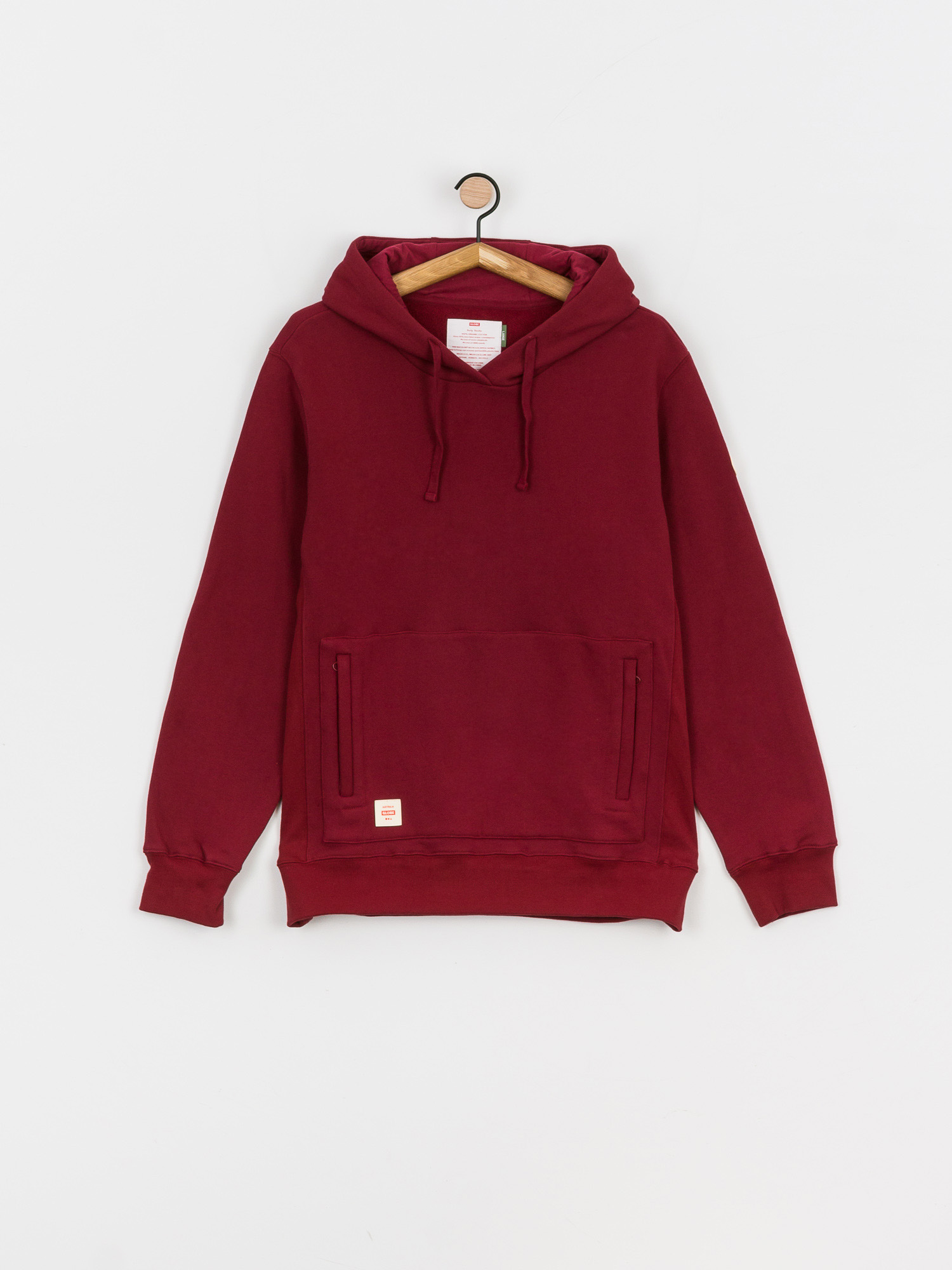 Globe Burly HD Kapucnis pulóver (rhubarb)