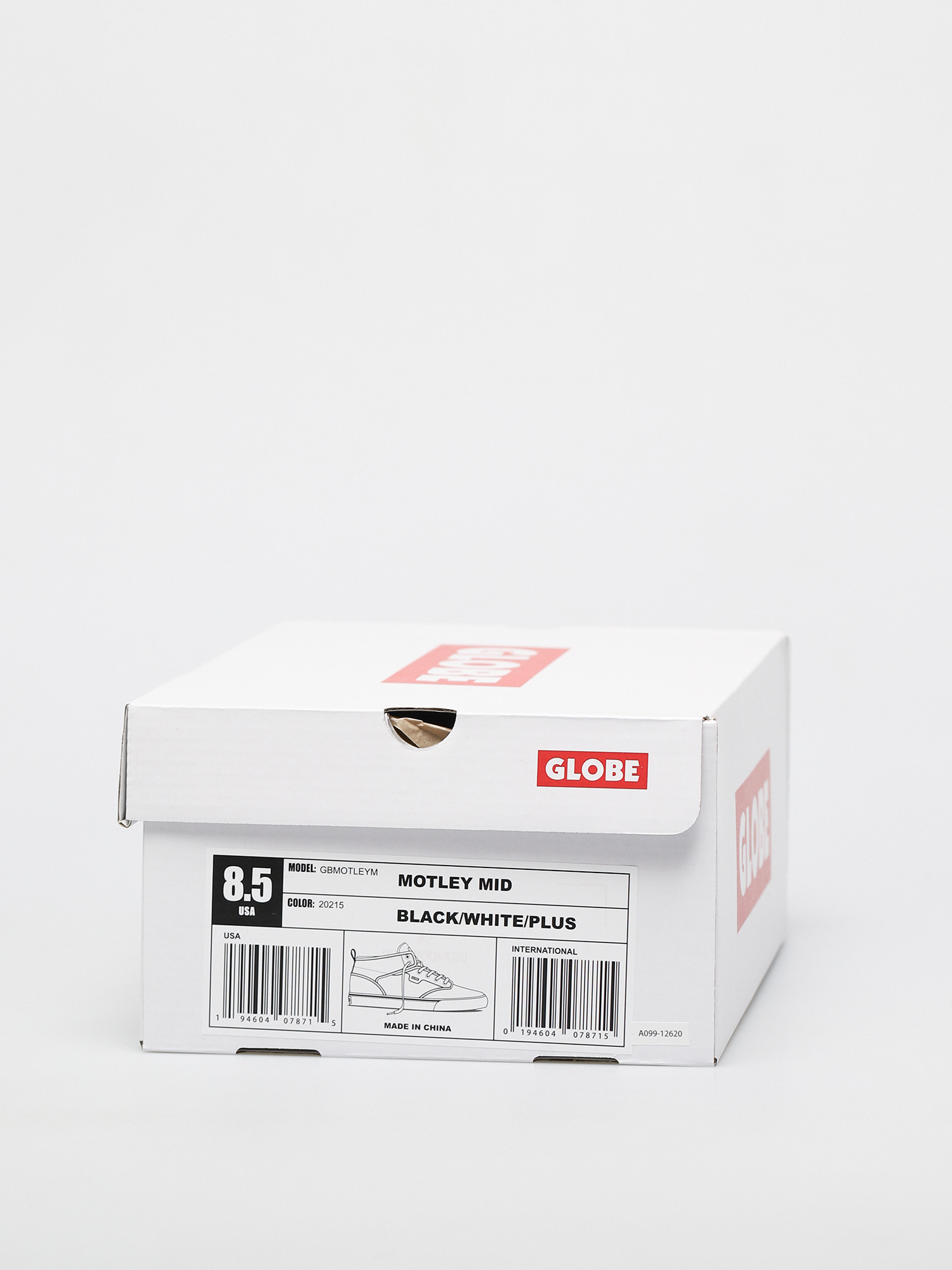 Globe Motley Mid Cipők (black/white/plus)