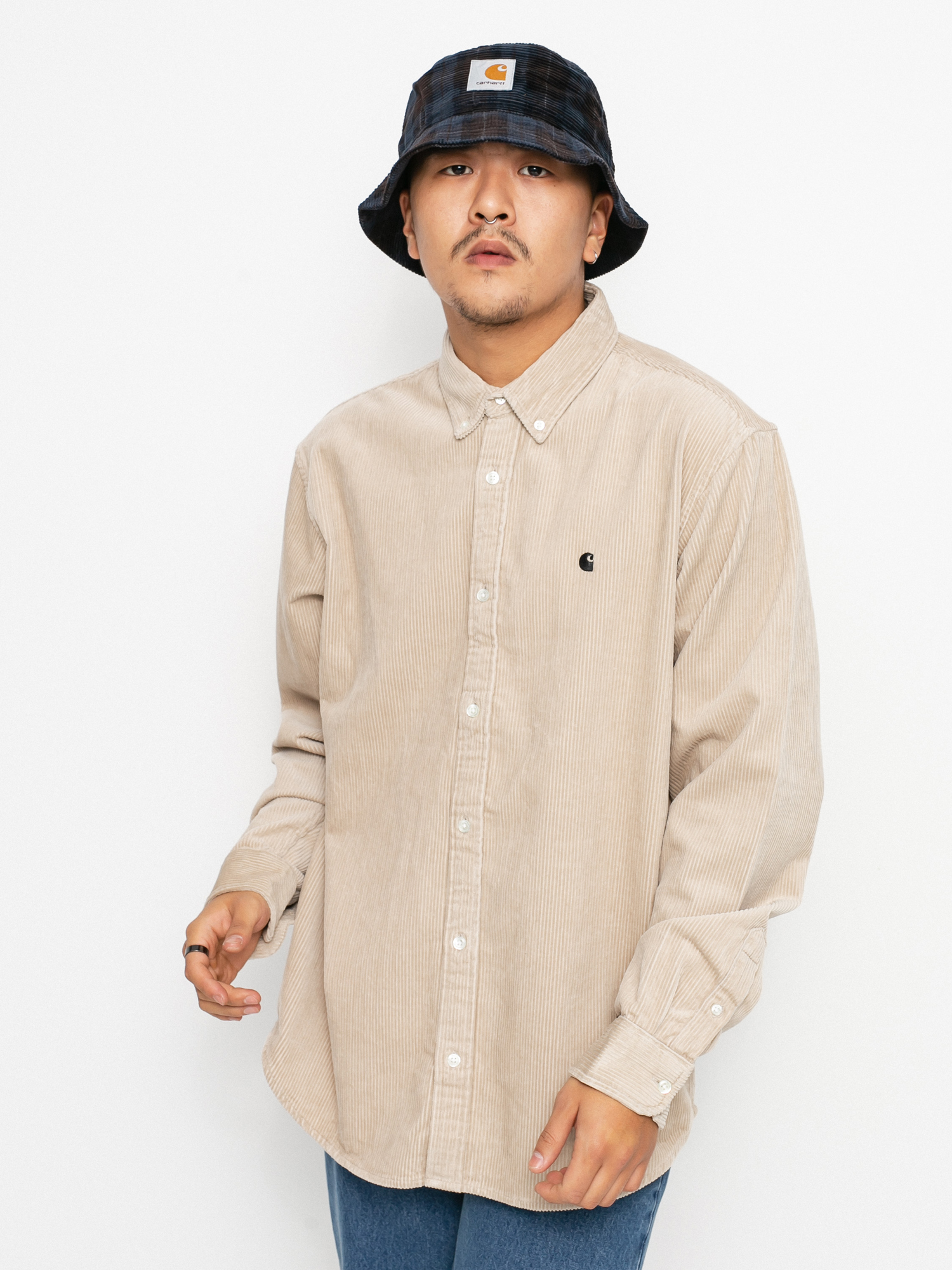 Carhartt WIP Madison Cord Ing (wall/black)