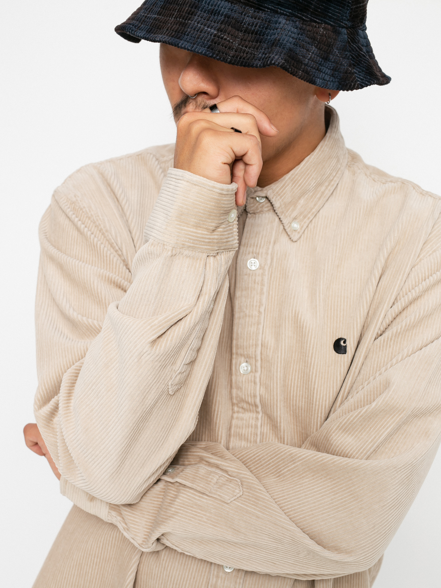 Carhartt WIP Madison Cord Ing (wall/black)