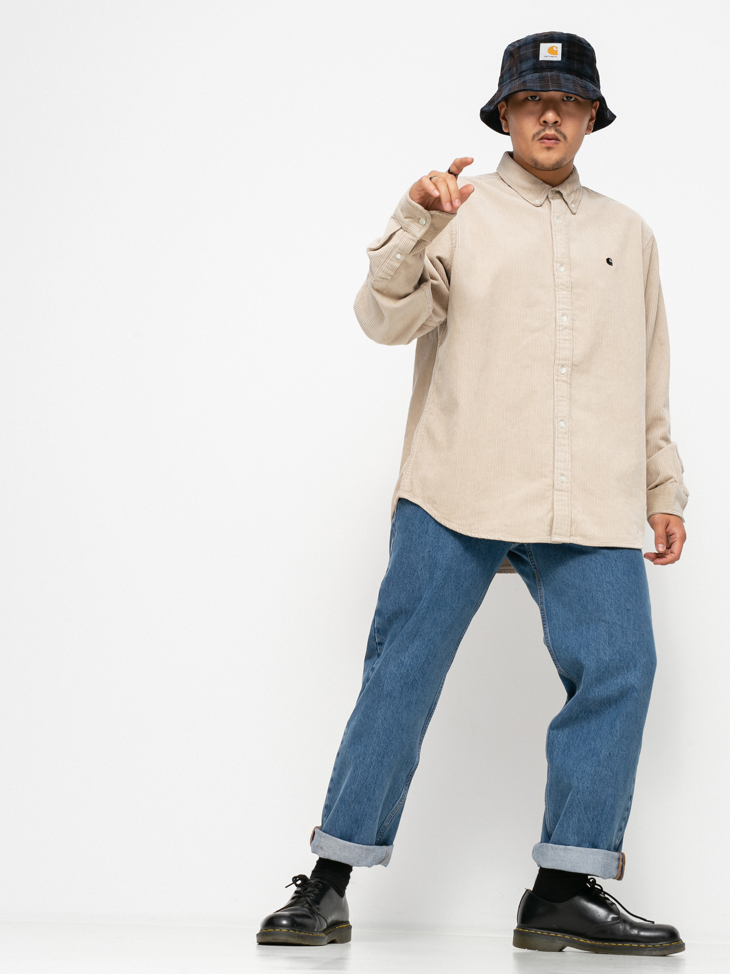 Carhartt WIP Madison Cord Ing (wall/black)