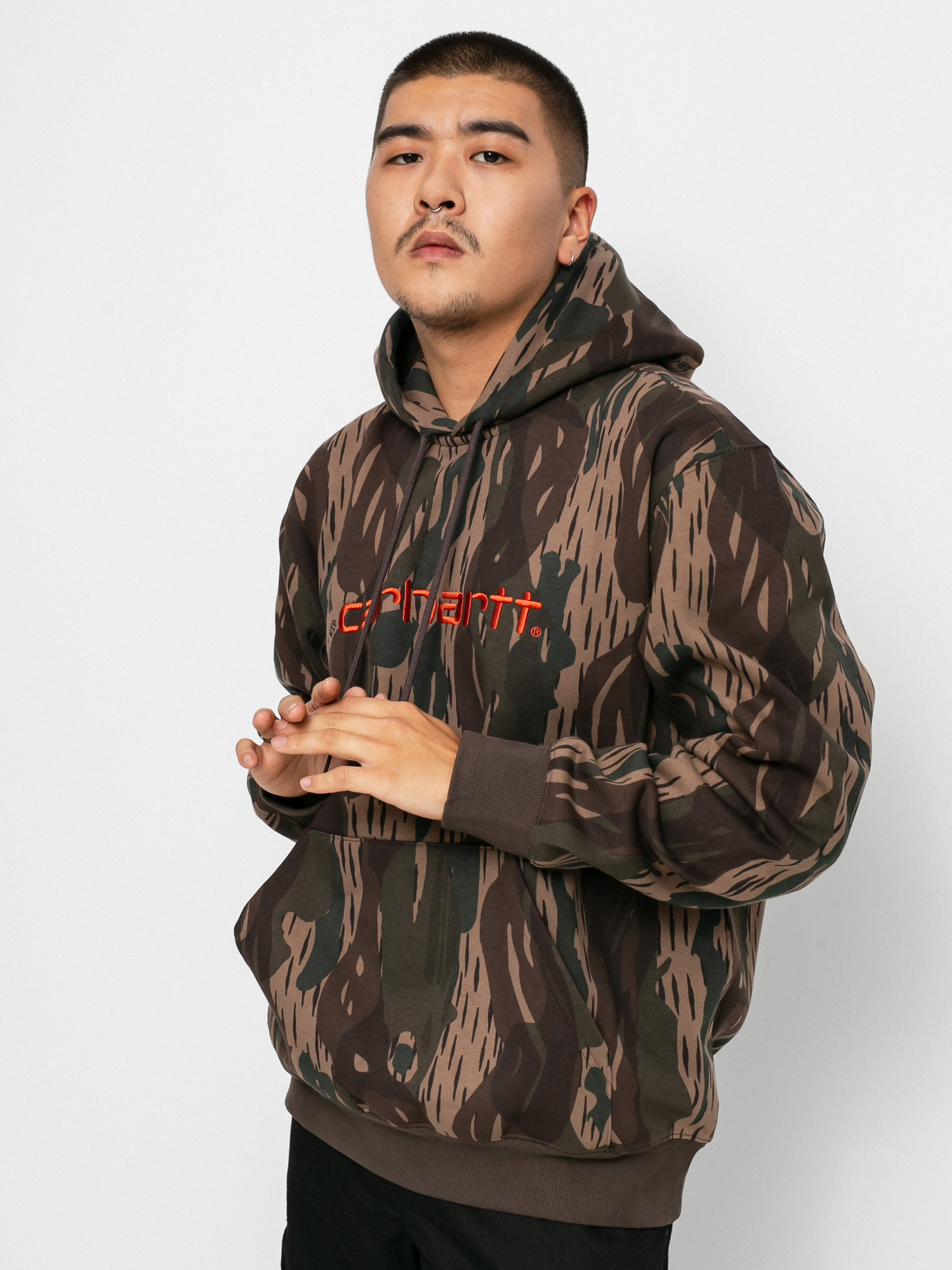 Carhartt WIP Carhartt HD Kapucnis pulóver (camo unite/copperton)