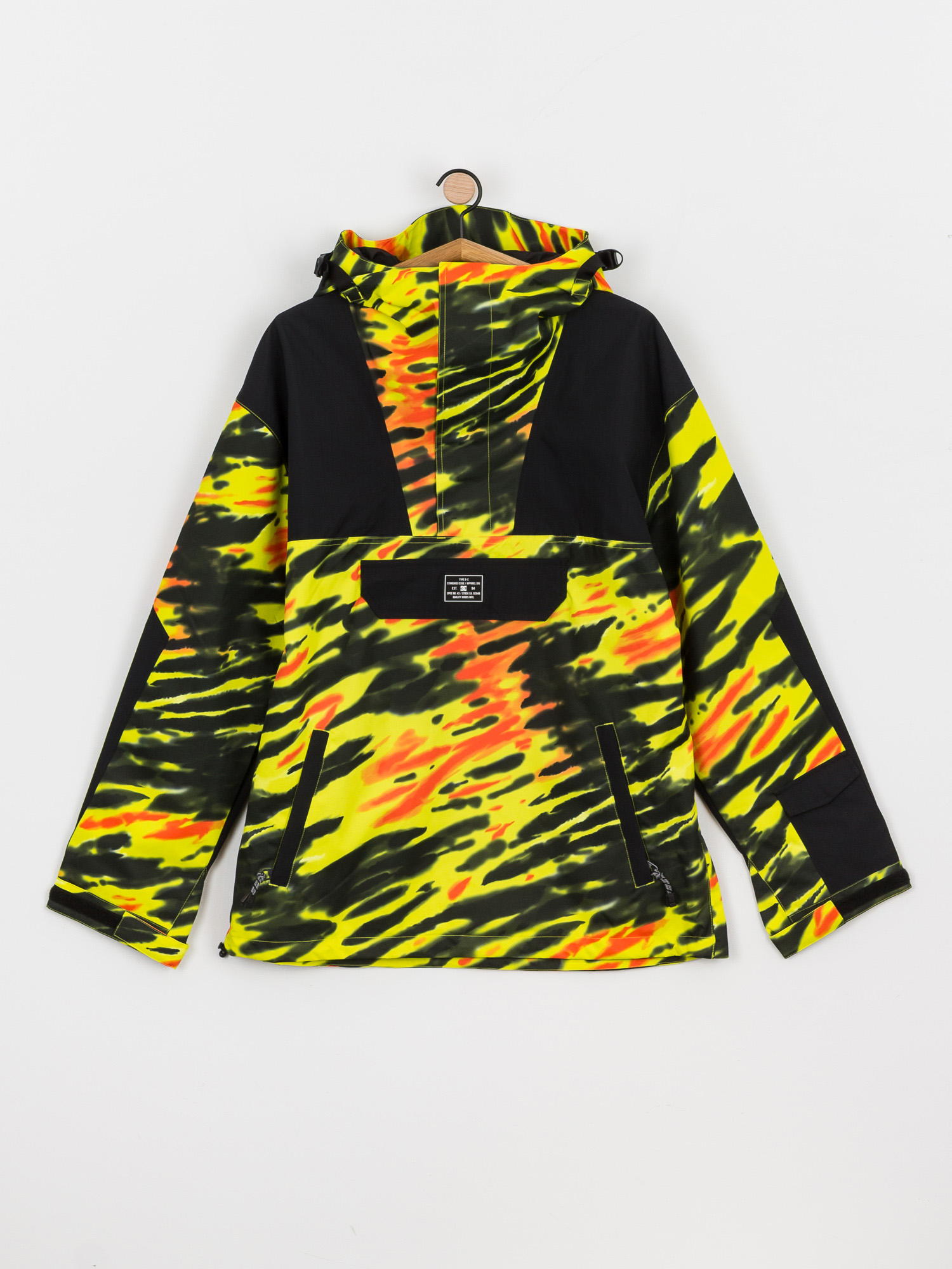 Férfi DC 43 Anorak Snowboard dzseki (angled tie dye sulphur spring)