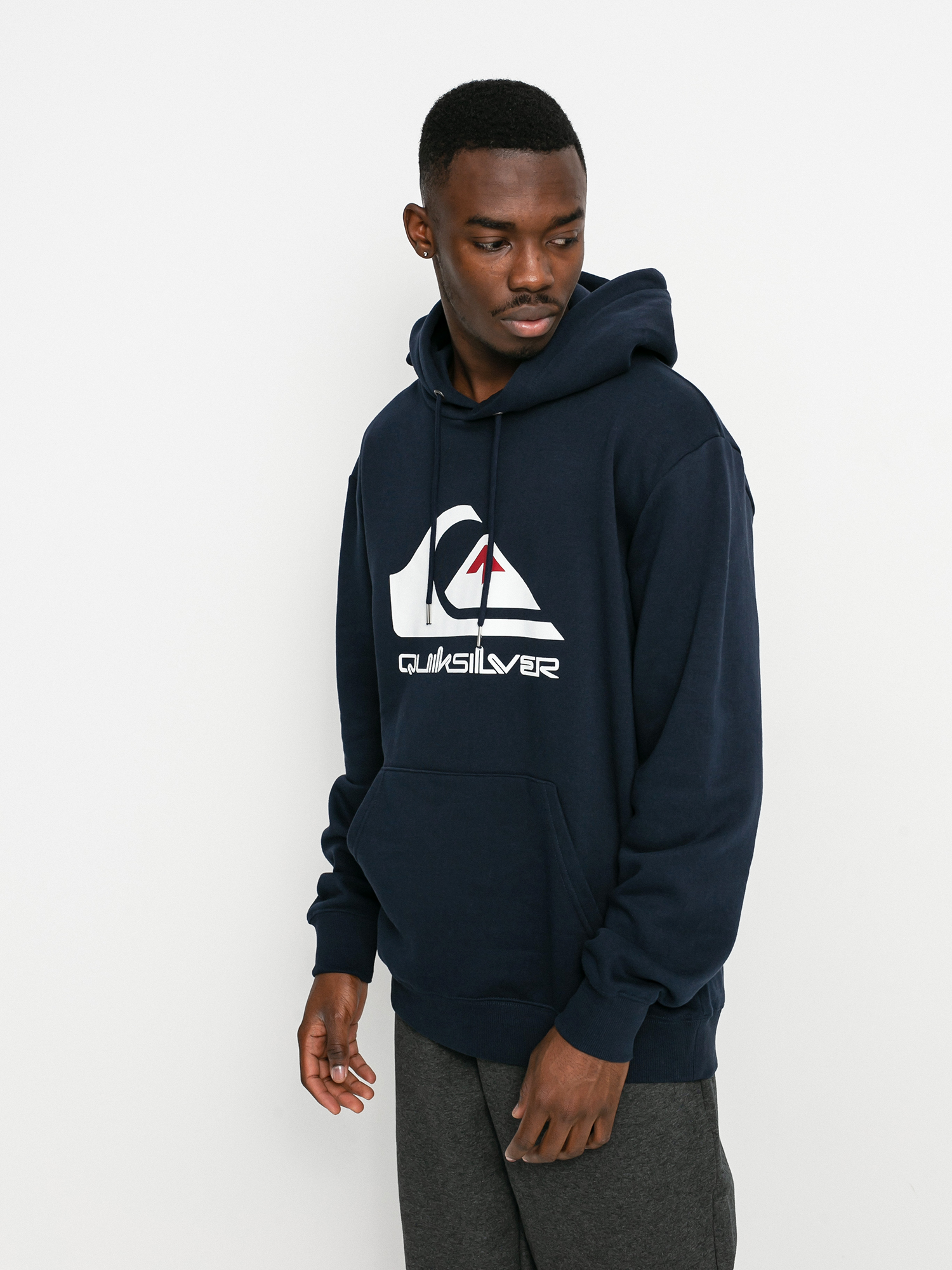 Quiksilver Big Logo HD Kapucnis pulóver (navy blazer)