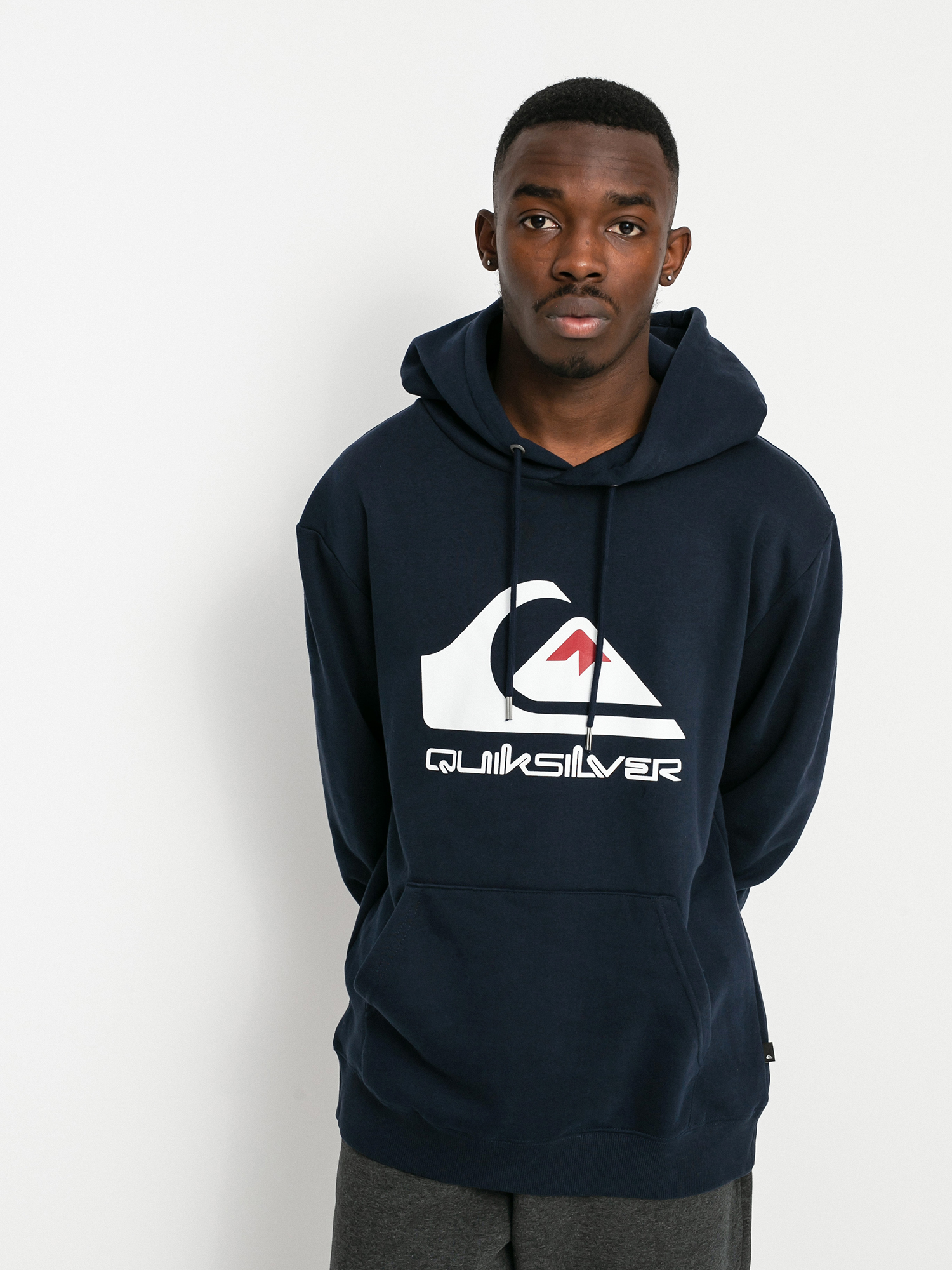 Quiksilver Big Logo HD Kapucnis pulóver (navy blazer)