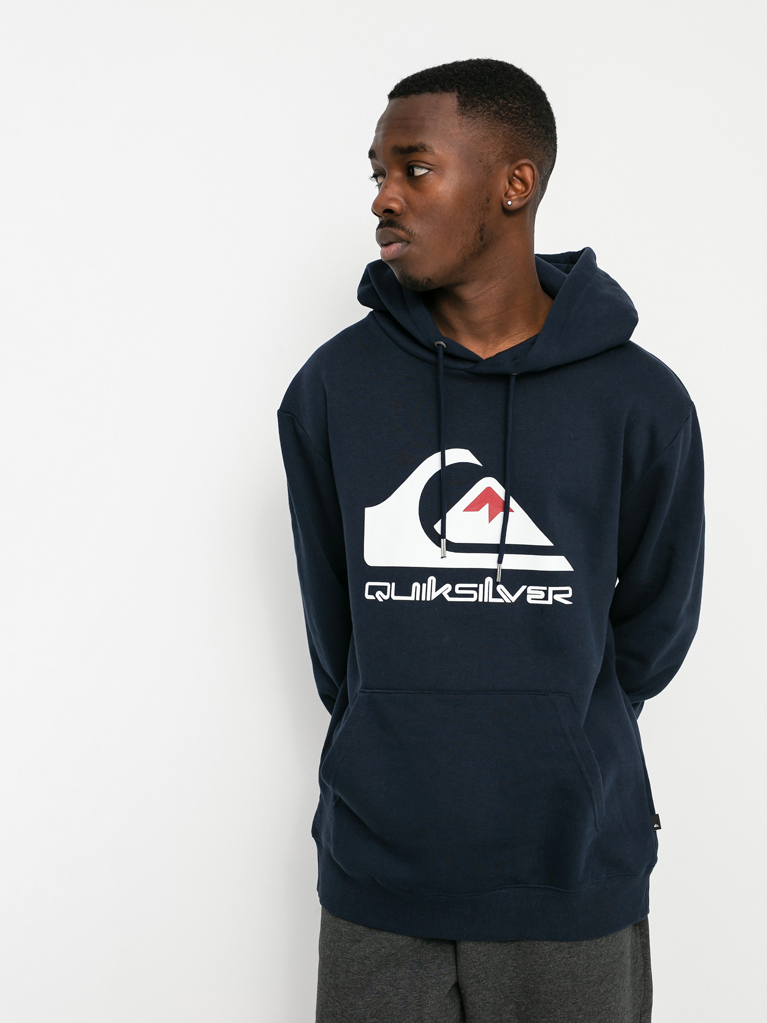 Quiksilver Big Logo HD Kapucnis pulóver (navy blazer)