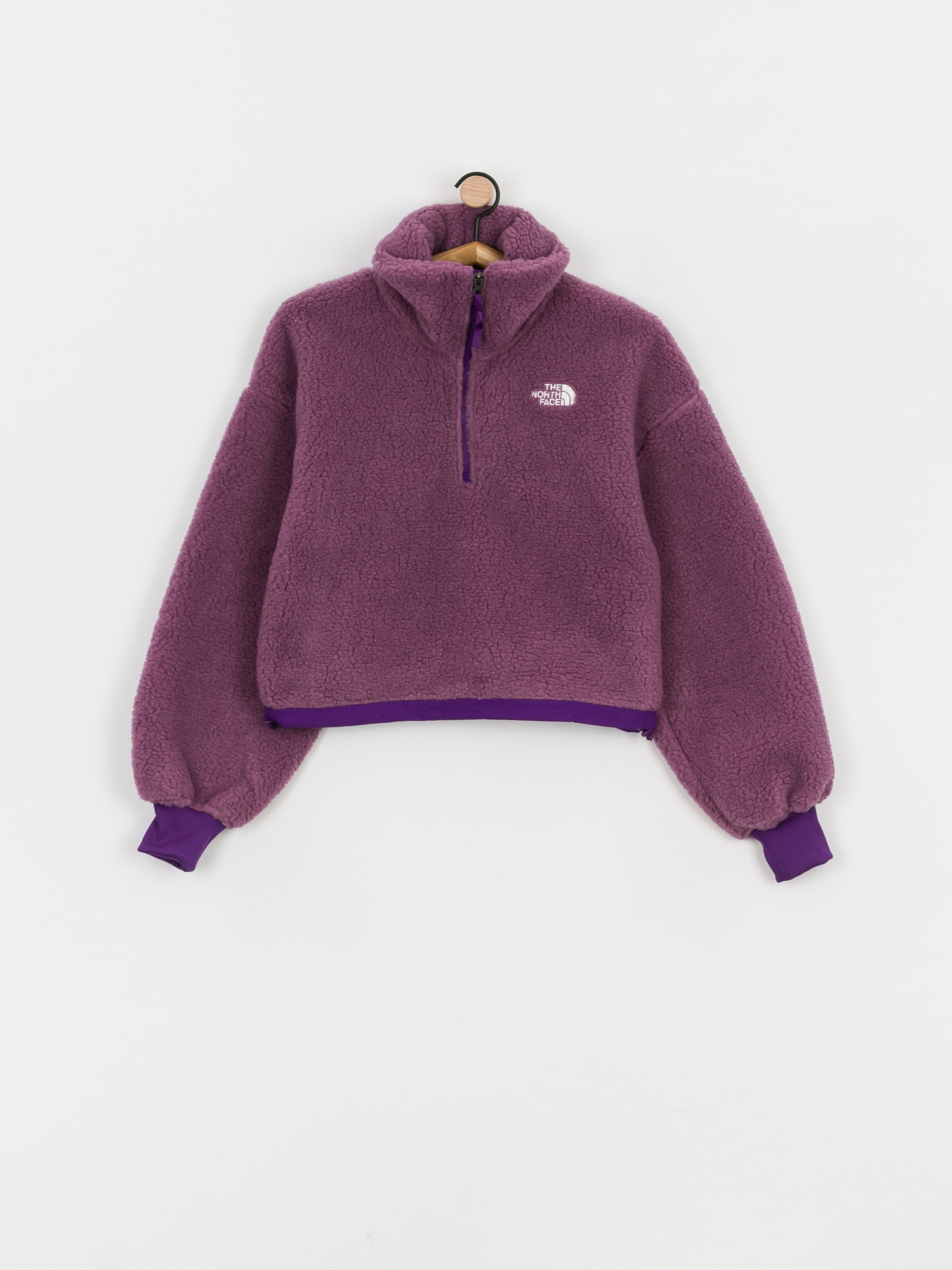 Női The North Face Platte Sherpa Polár pulóver (pikespurple/gravitypurple)