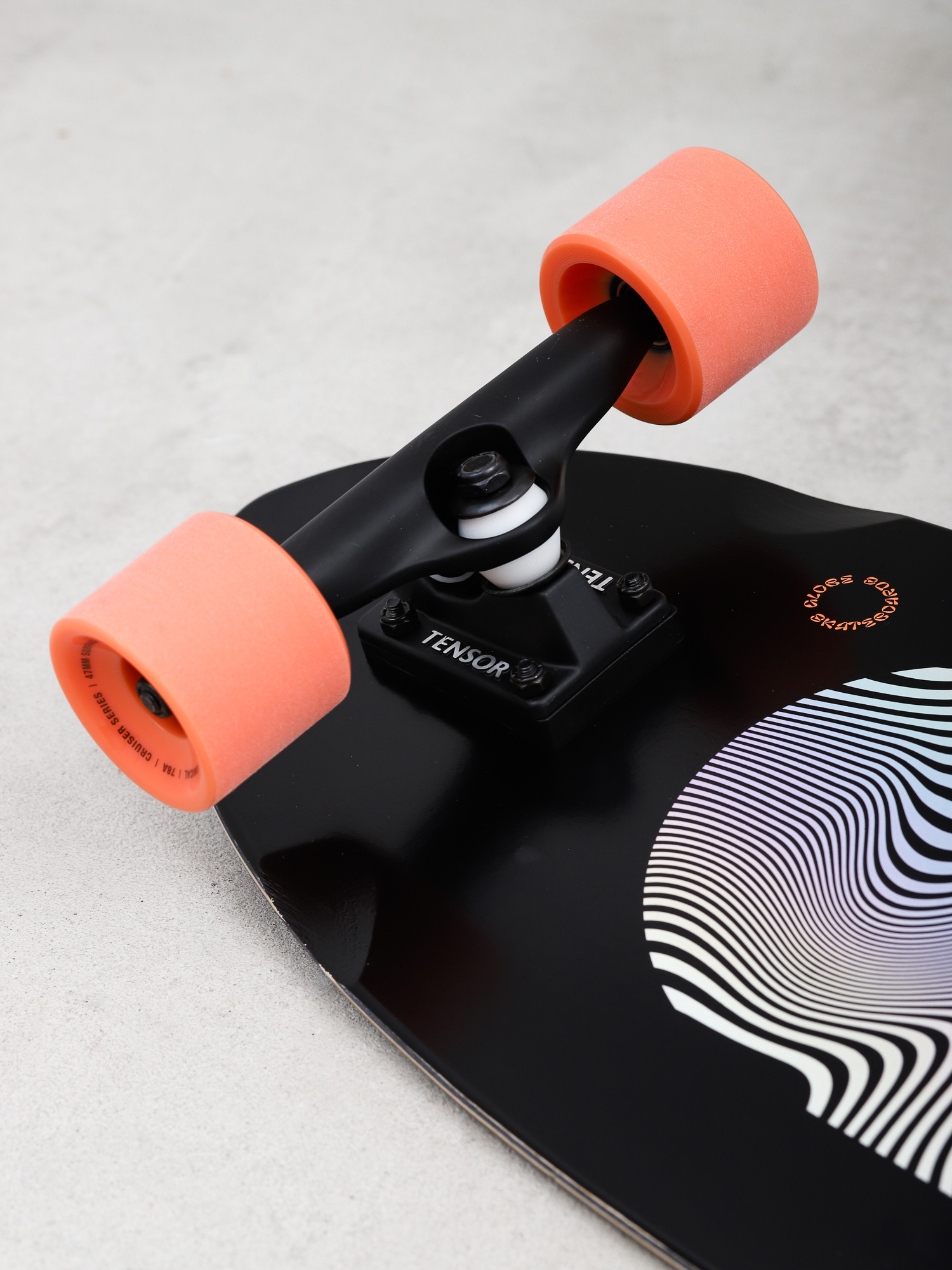 Globe Blazer XL Longboard (black/orange)