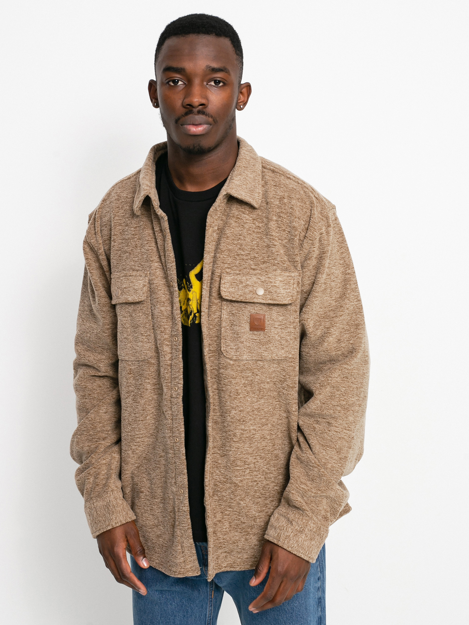 Brixton Bowery Arctic Stretch Ls Ing (oatmeal)