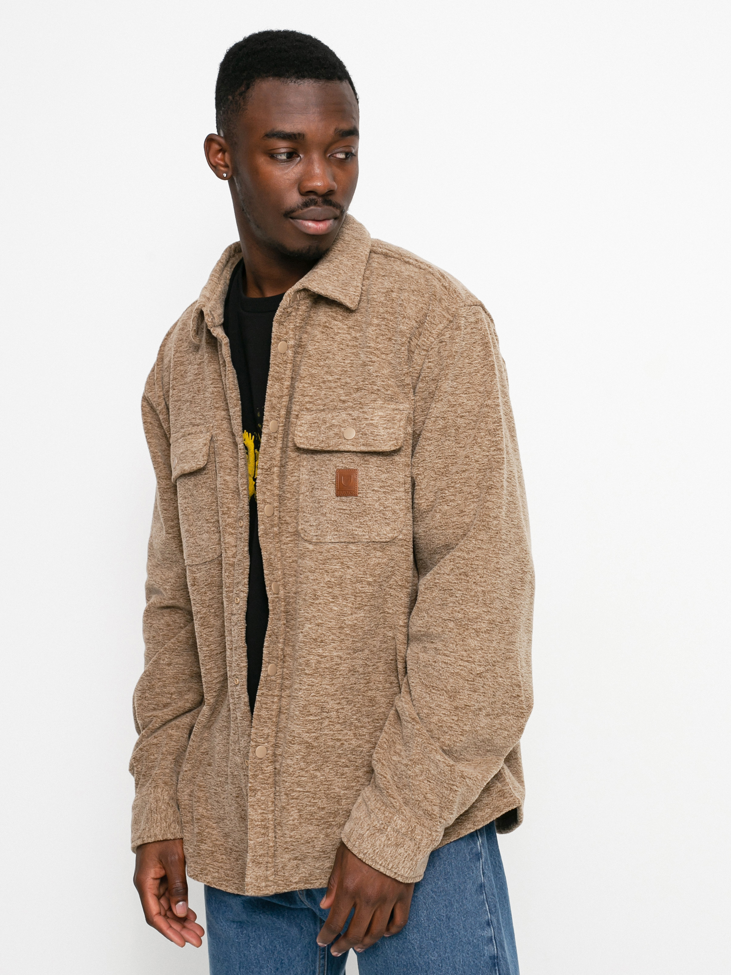 Brixton Bowery Arctic Stretch Ls Ing (oatmeal)