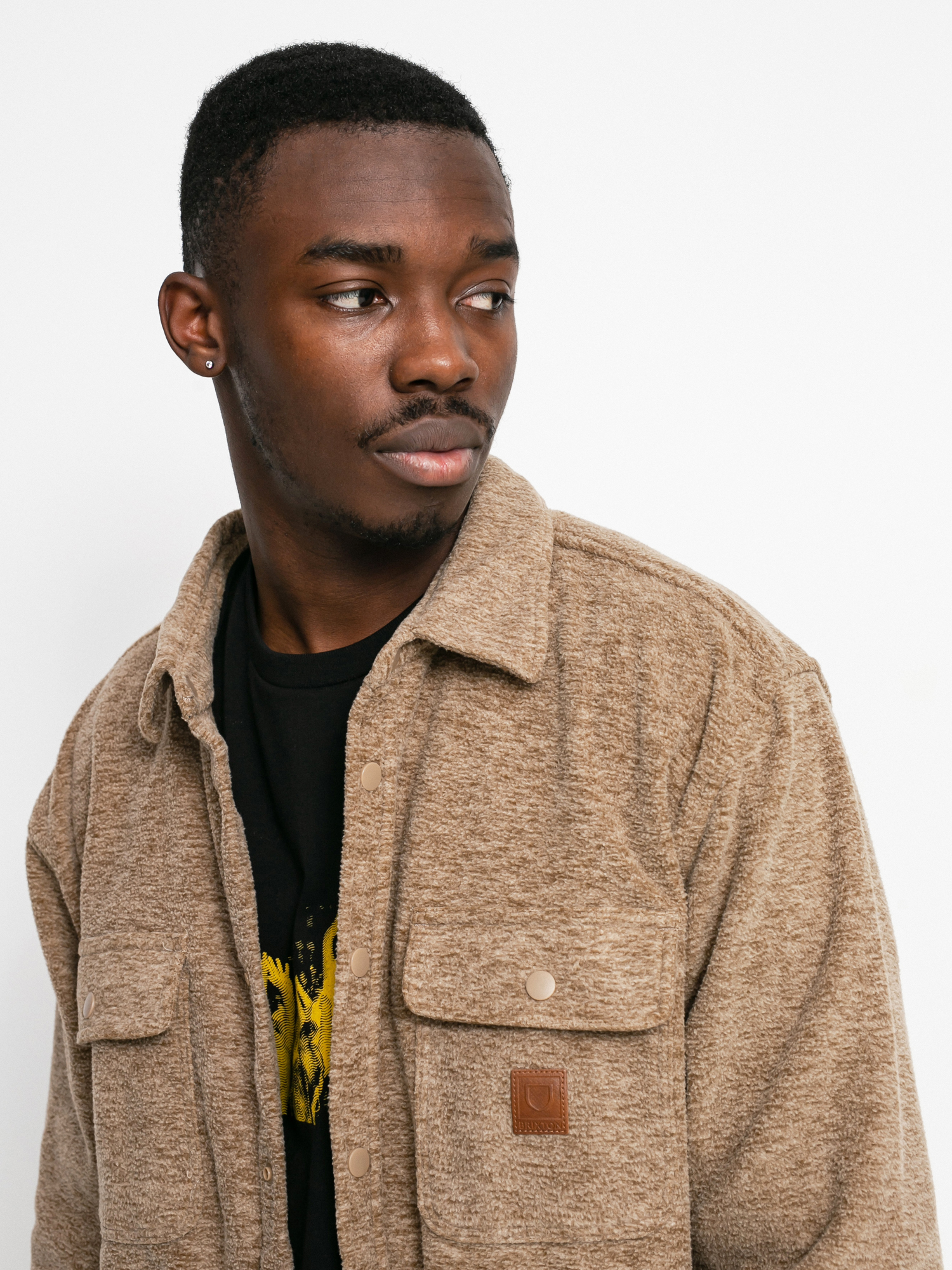 Brixton Bowery Arctic Stretch Ls Ing (oatmeal)