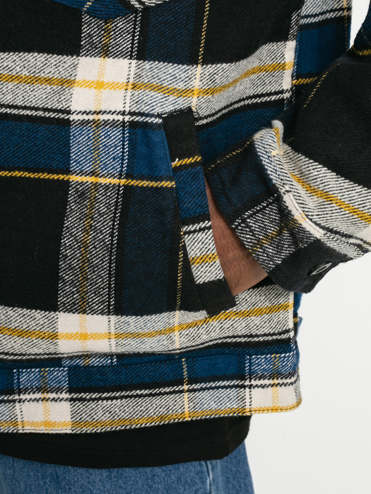 Brixton Bowery Trucker Dzseki (joe blue plaid)