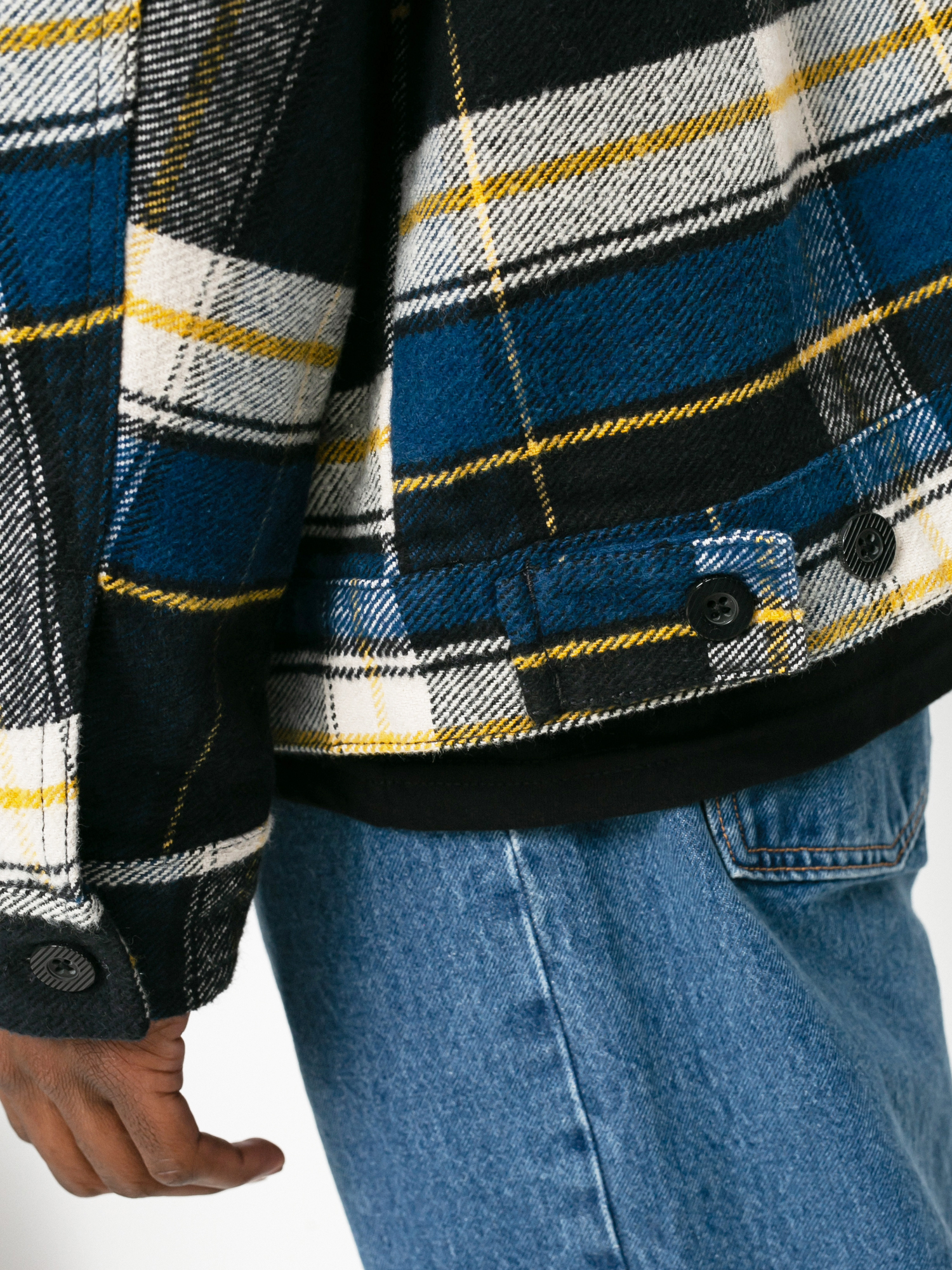 Brixton Bowery Trucker Dzseki (joe blue plaid)