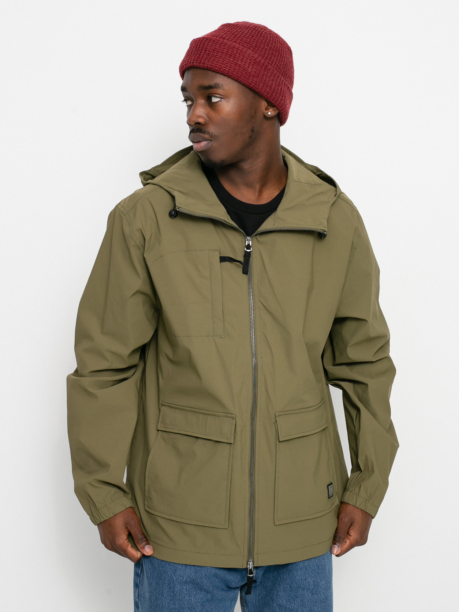 Brixton Utility X Parka Dzseki (military olive)