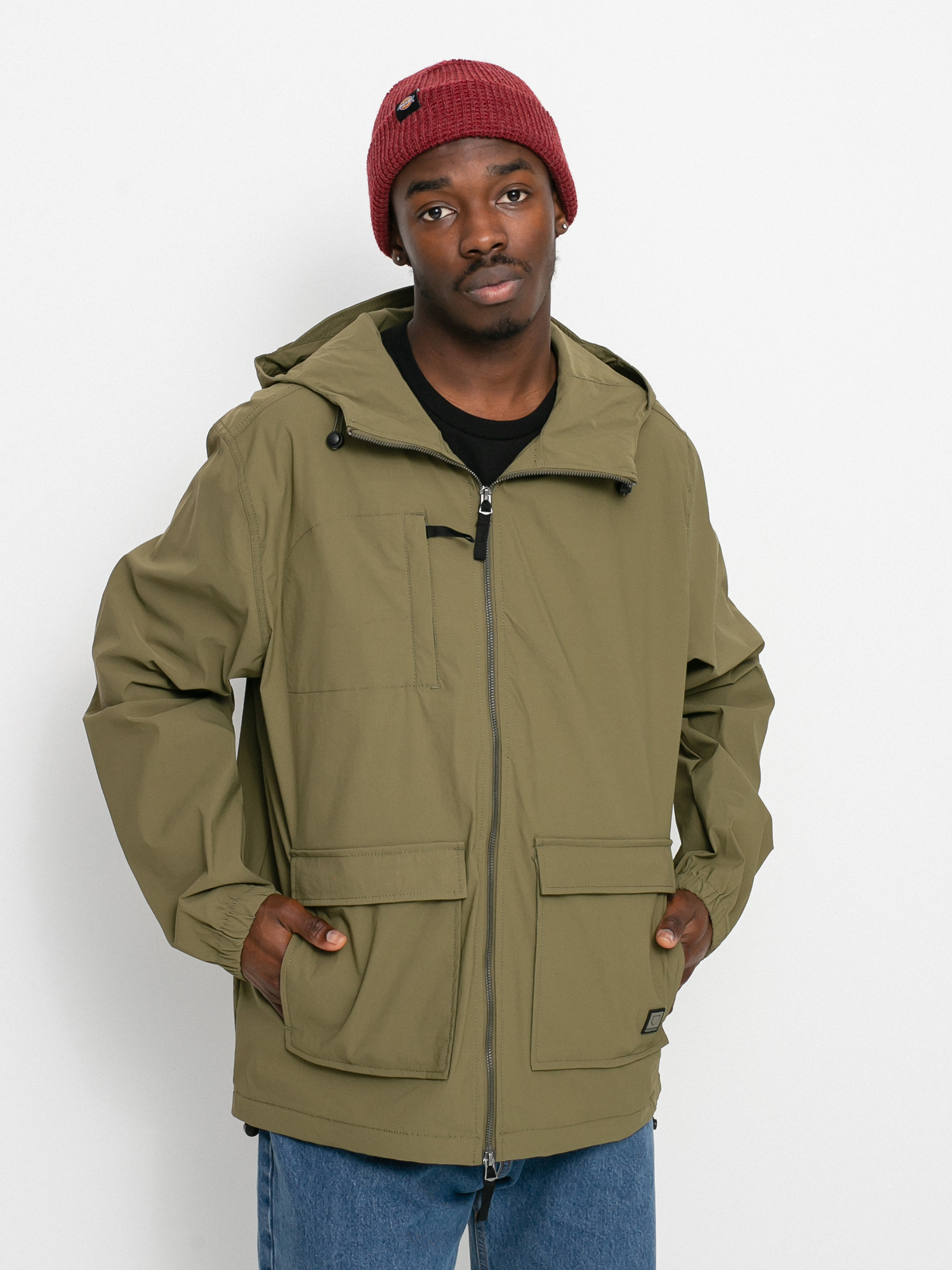 Brixton Utility X Parka Dzseki (military olive)