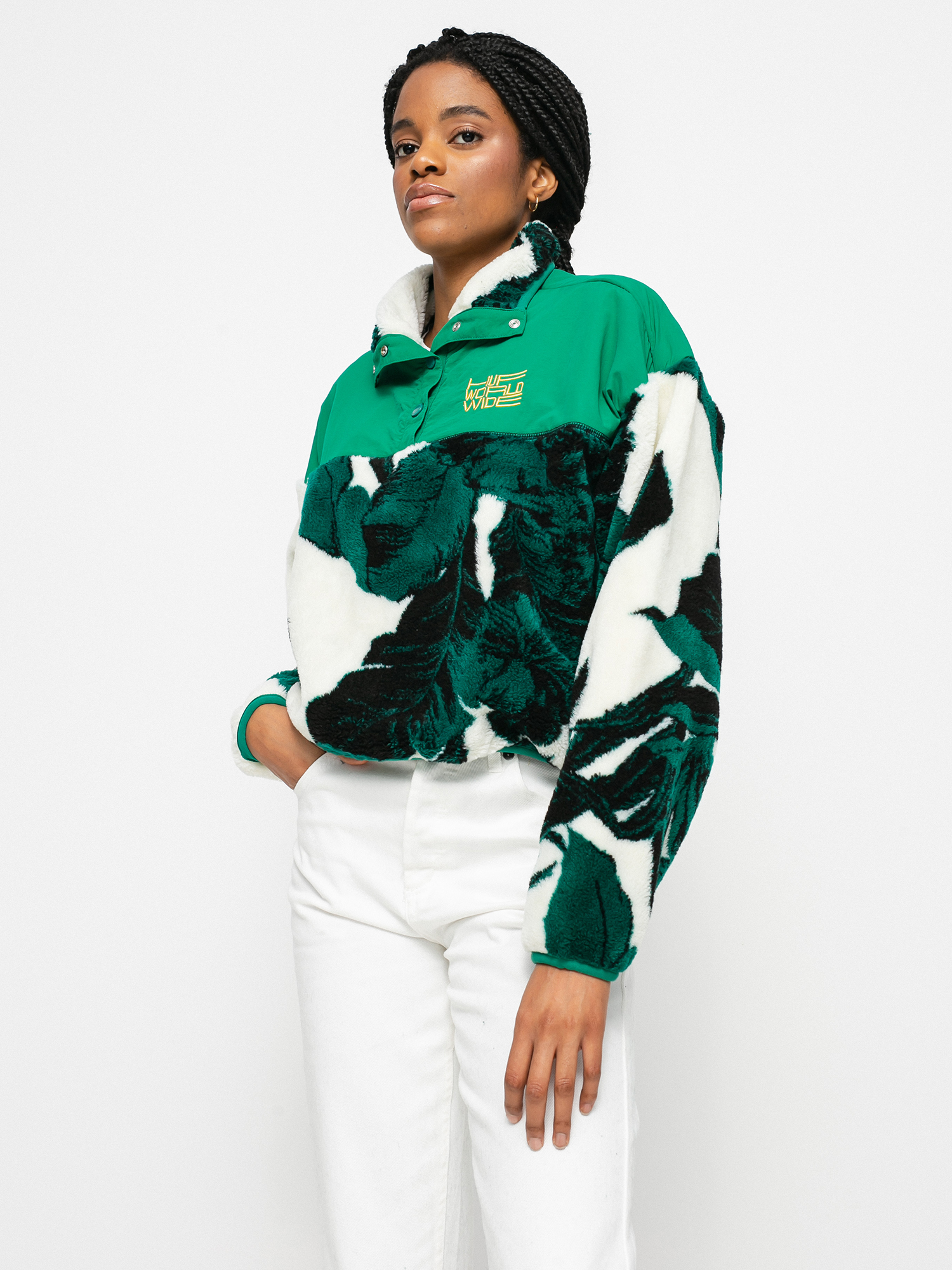 Női HUF Sativa Sherpa Polár pulóver (natural)